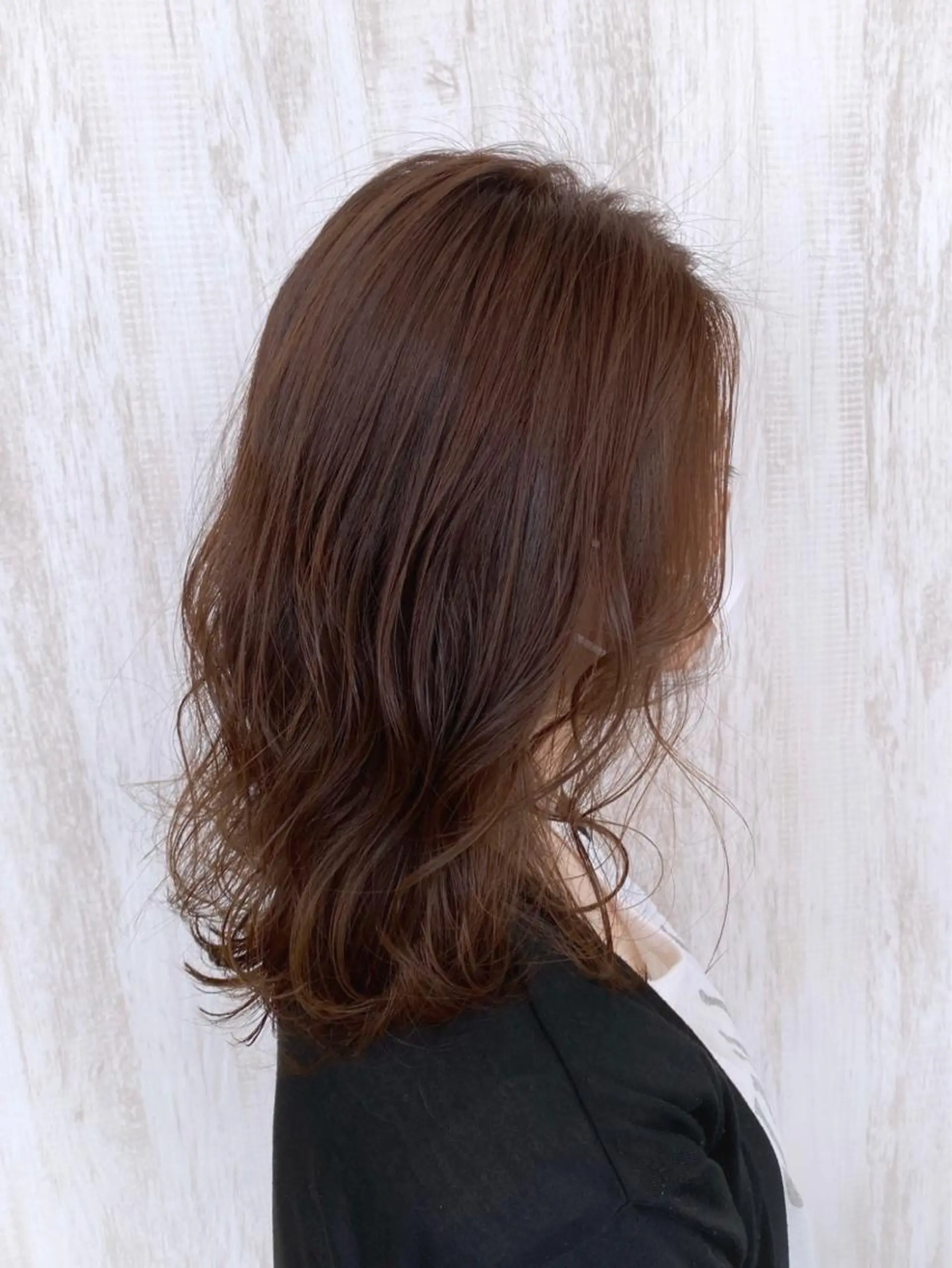 セミロング 古澤 あかねのヘアスタイル