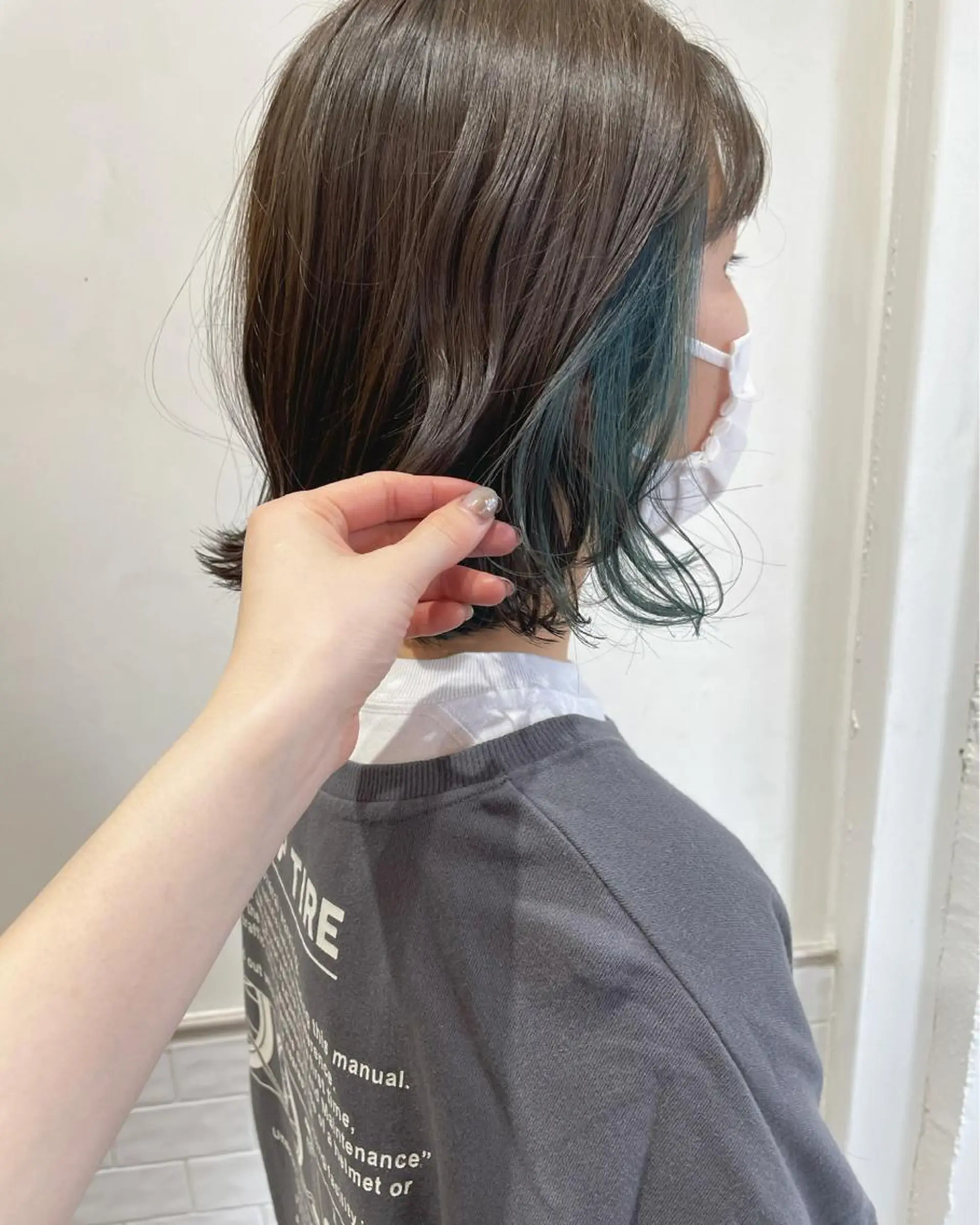 ショート カラー sherry【シェリー】所属・miho 大国町 柔らかハイトーン💛のヘアスタイル