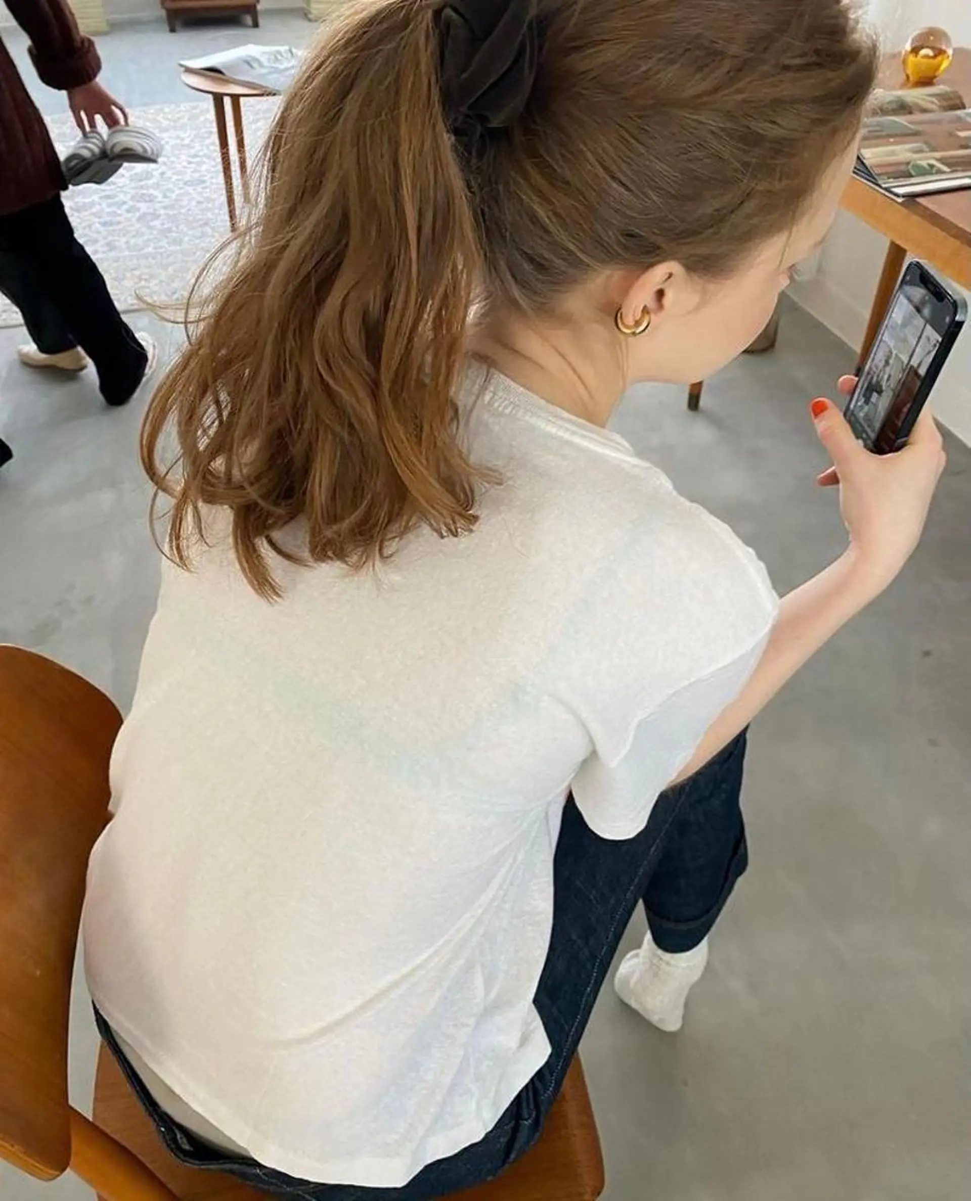 ロング ヘアカラー 佐藤 将斗のヘアスタイル