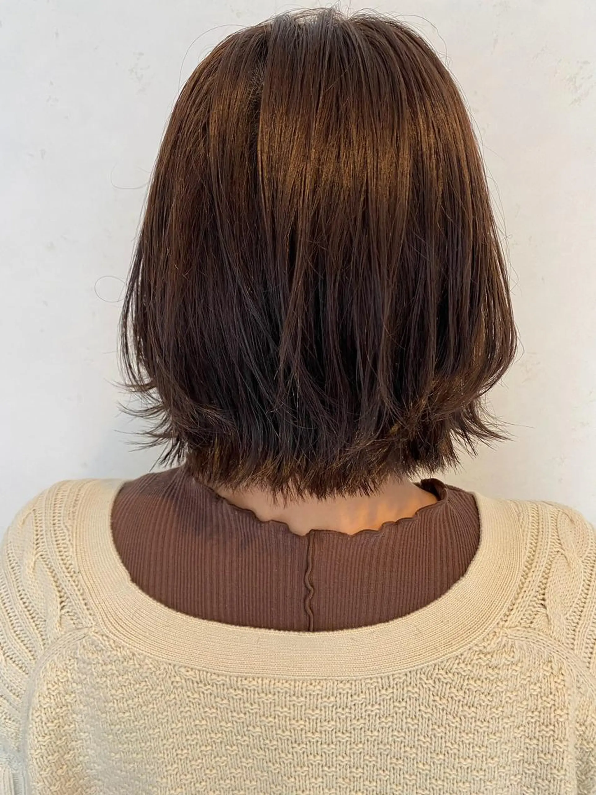 ミディアム カラー The book hand salon所属・伊藤 さやかのヘアスタイル