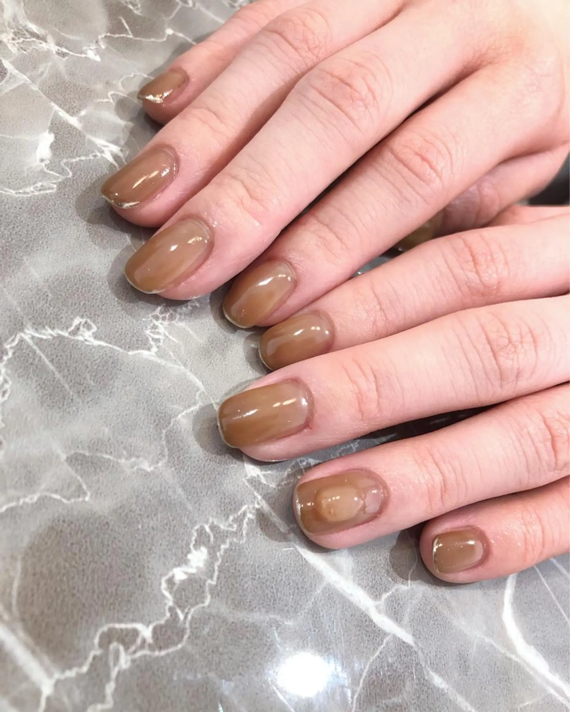 ネイル ワンカラーネイル ハンドネイル EARTH nanaのネイルデザイン