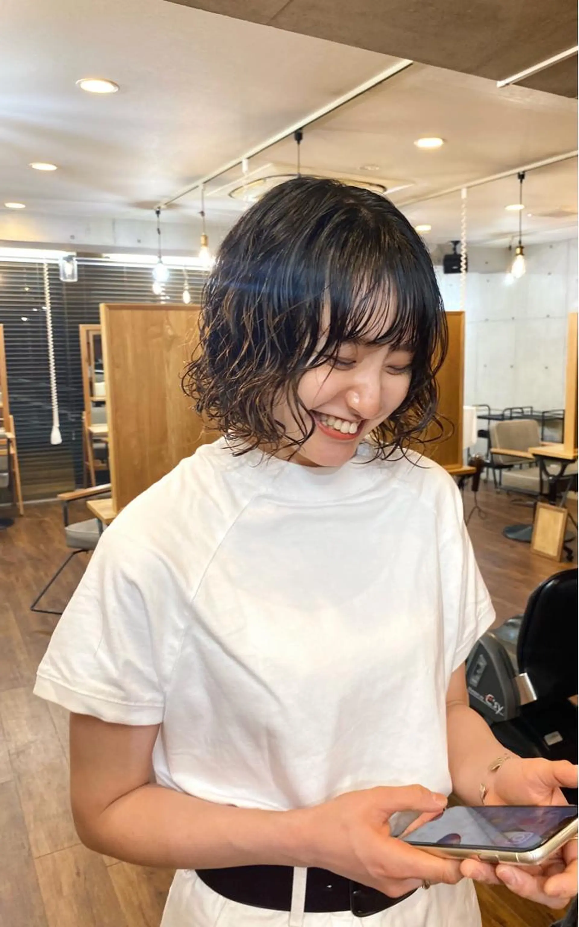 ショート パーマ レイヤー/パーマ /ウルフ/nabeのヘアスタイル