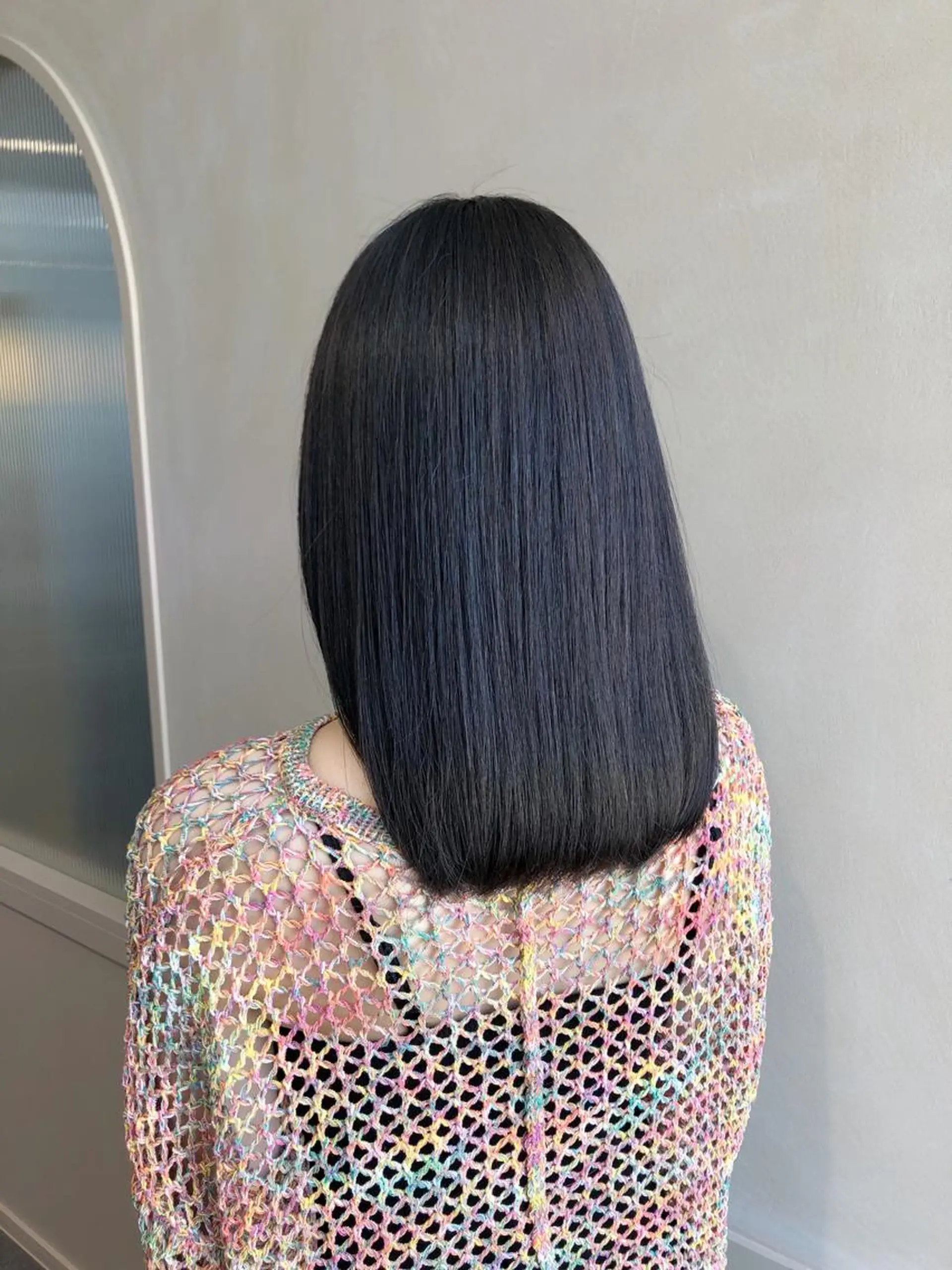 セミロング 髪質改善 トリートメント トリートメント 所渉/韓国レイヤー /ウルフカットのヘアスタイル