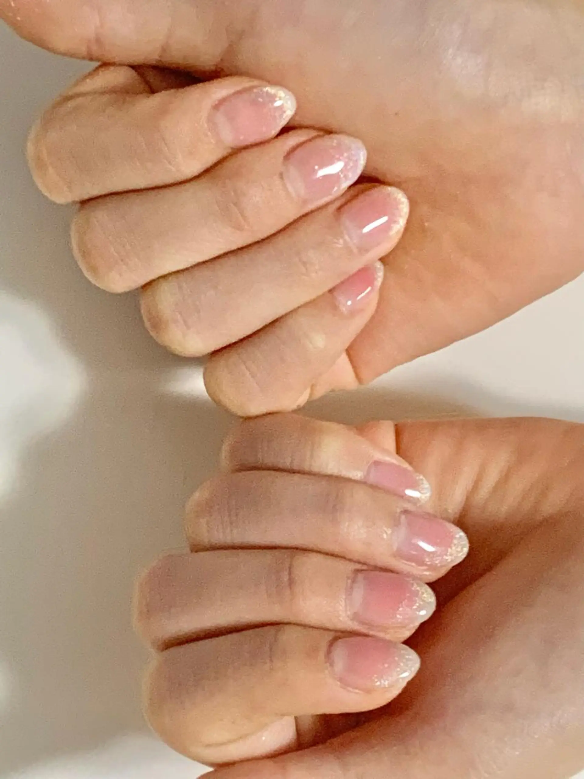 ネイル チークネイル フレンチネイル マグネットネイル マグネットフレンチ ハンドネイル うるま市サロン Yuko Izawaのネイルデザイン