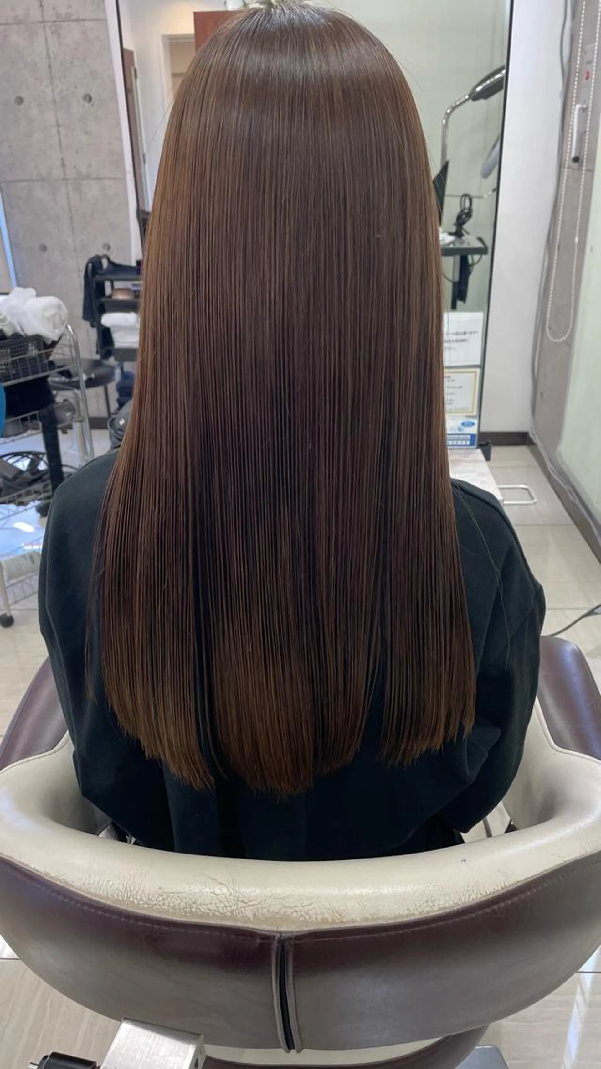 ロング 髪質改善 縮毛矯正 カット 縮毛矯正 トリートメント 牧野 恭平【★髪質改善★】のヘアスタイル