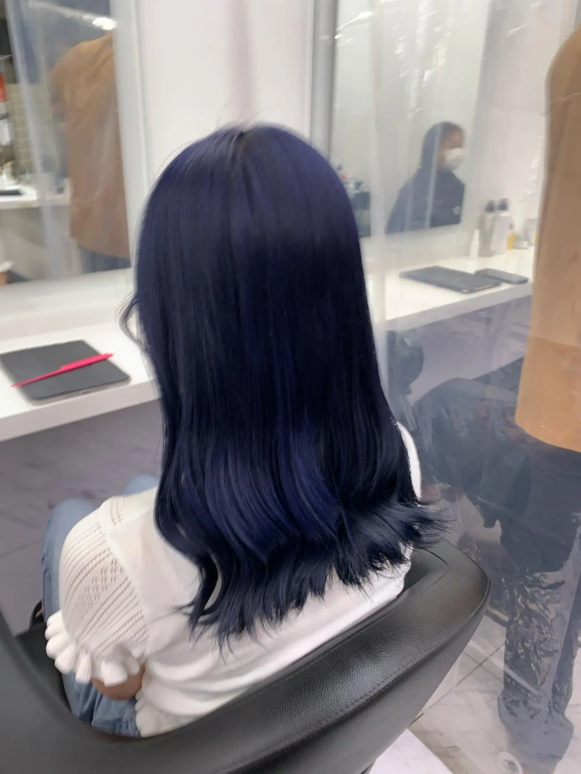 ロング カラー ヘアアレンジ neon hair所属・🩵 JURI🩵のヘアスタイル