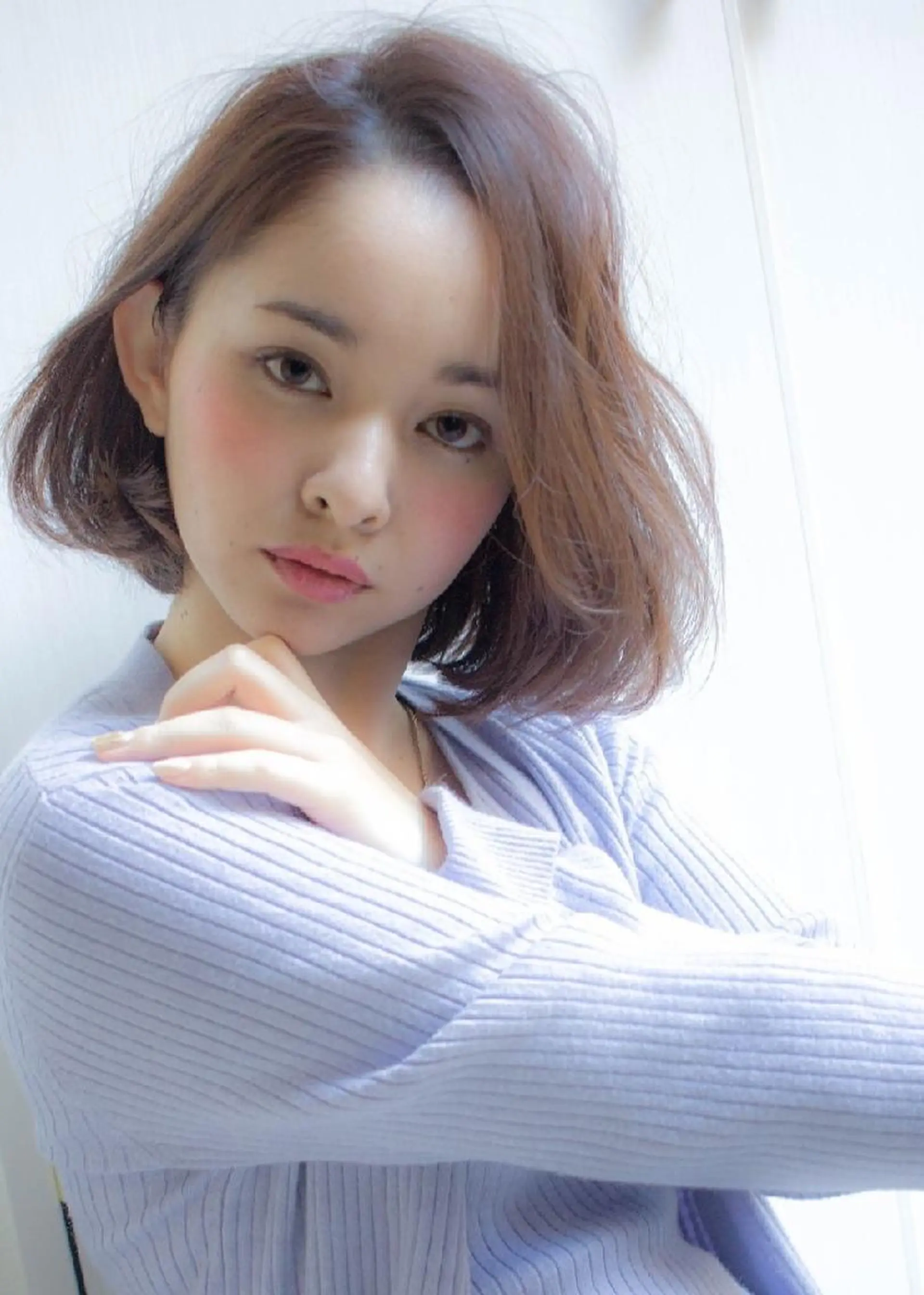 ミディアム カラー パーマ ボブ ショート、ボブの達人 東康介✨のヘアスタイル