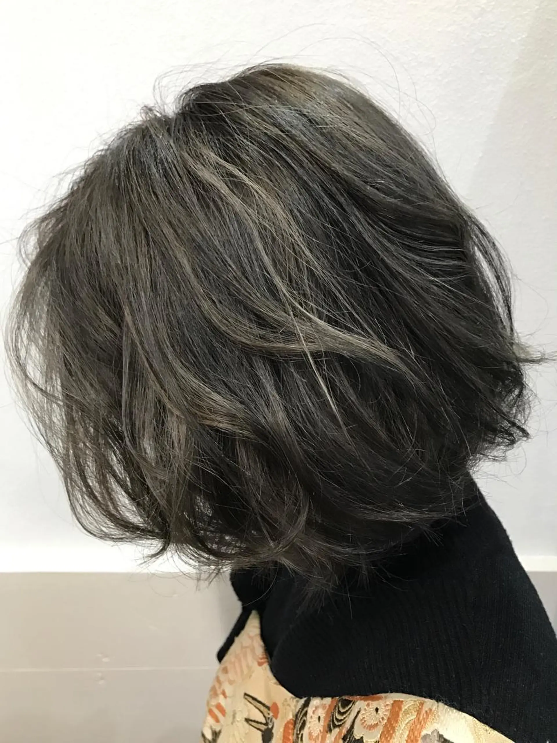 ショート カラー グレージュ GiseL天神カラー 髪質改善/ブリーチのヘアスタイル