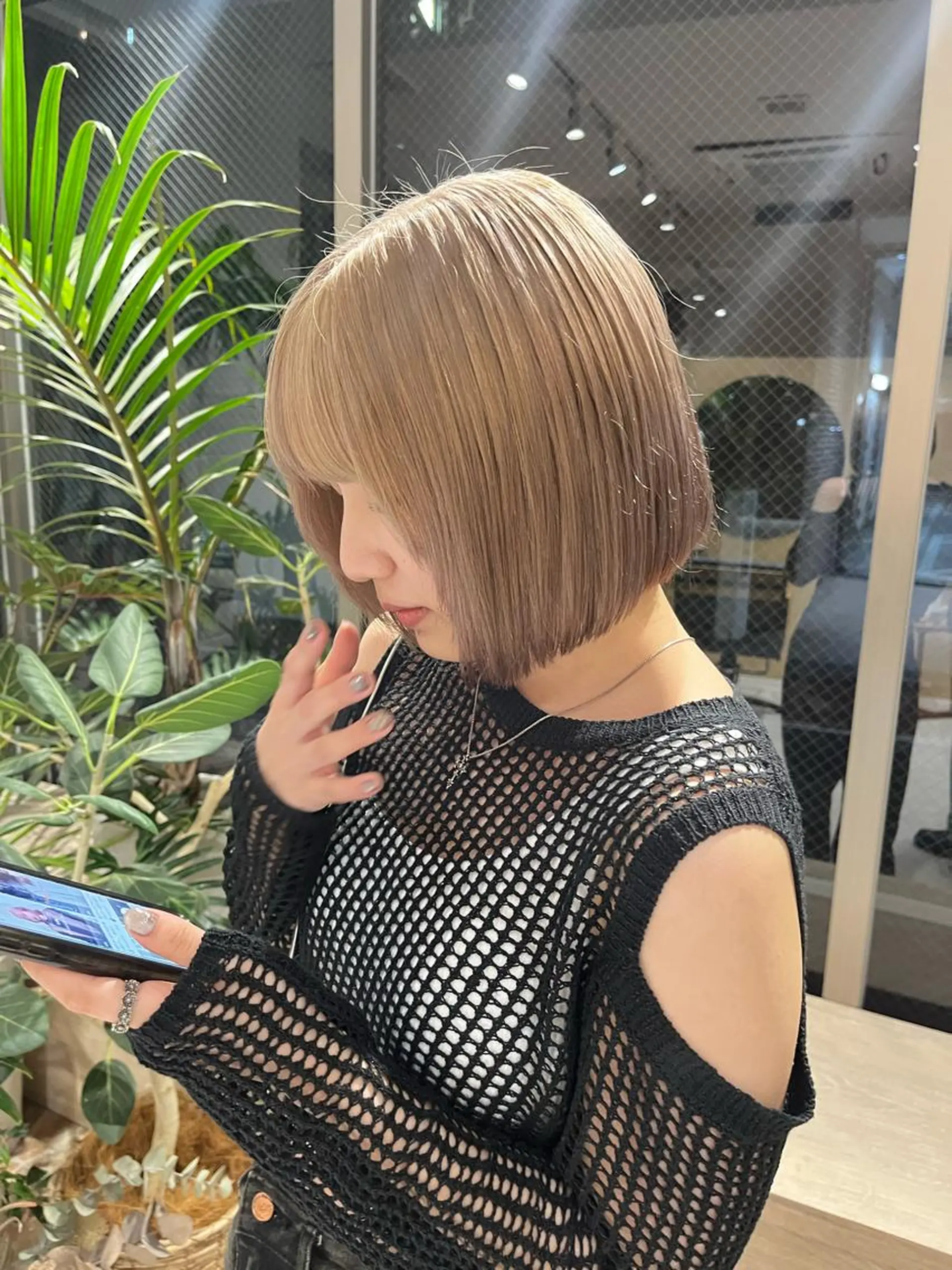 ショート カラー 🦖ミニボブ/ボブ /MOEKA🦕のヘアスタイル