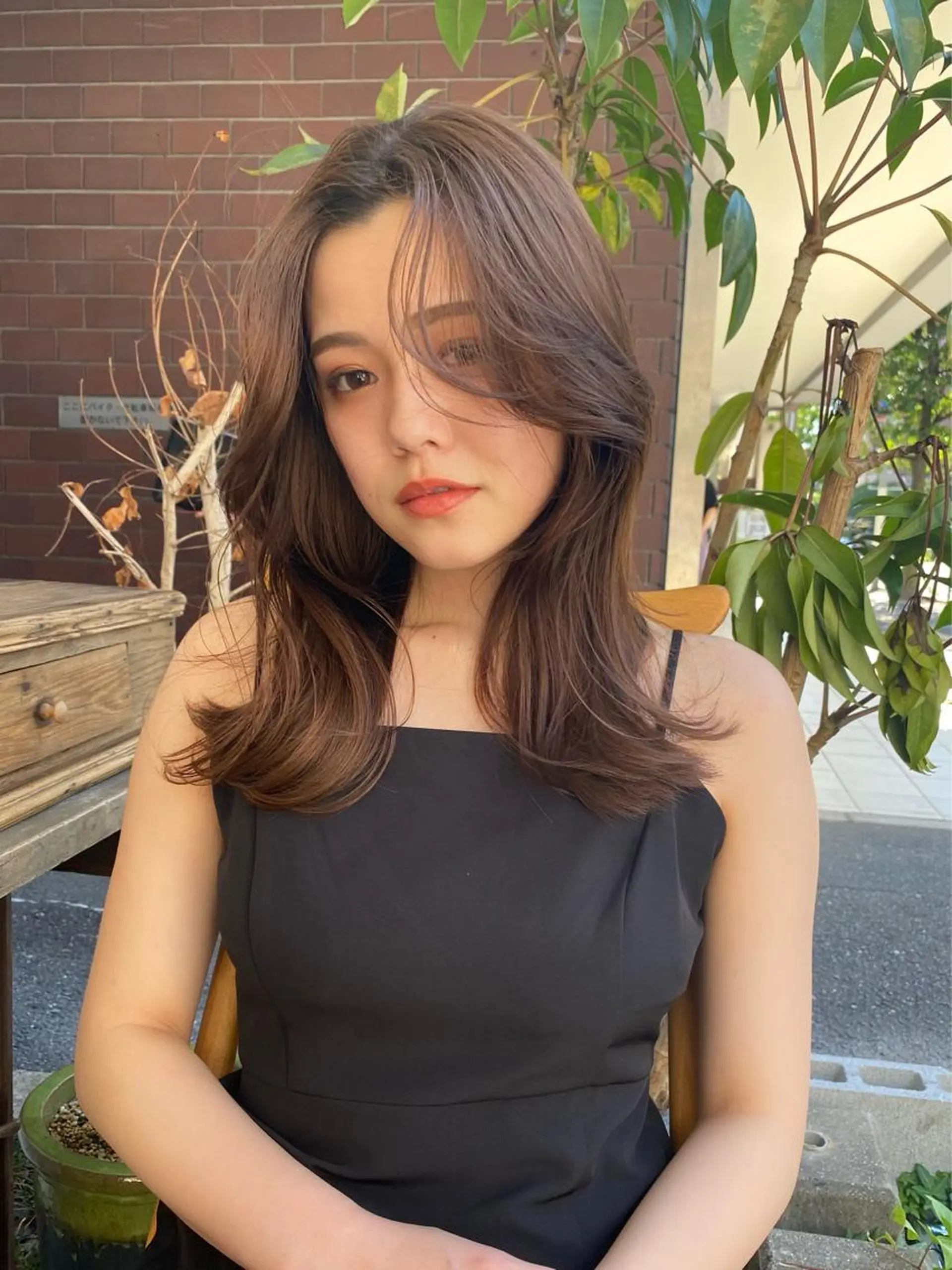 セミロング カラー Pia hair Design Yakuin所属・Pia ツボイ ケイタのヘアスタイル