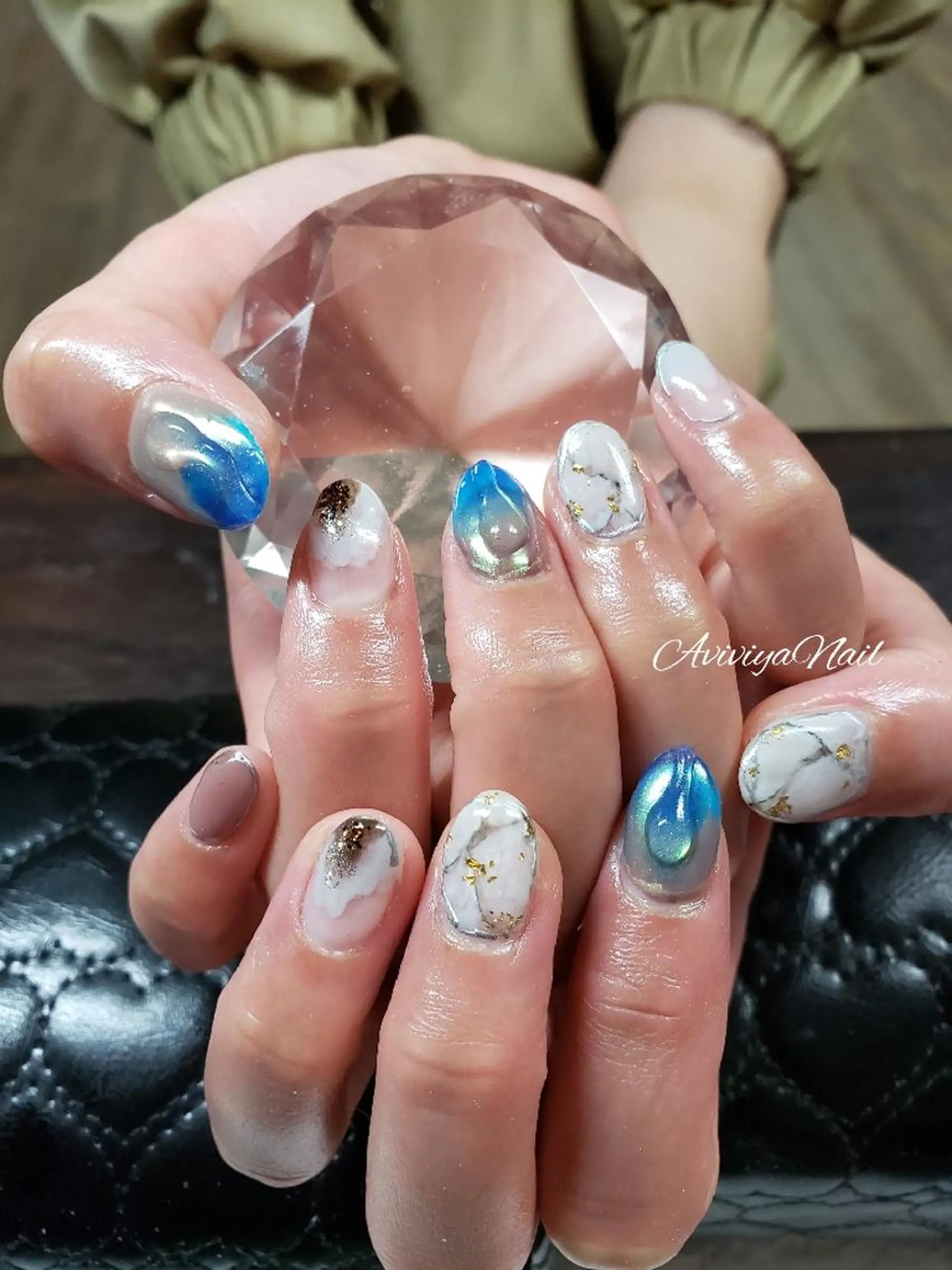 ロング AviviyaNail所属・kubo ayaのネイルデザイン