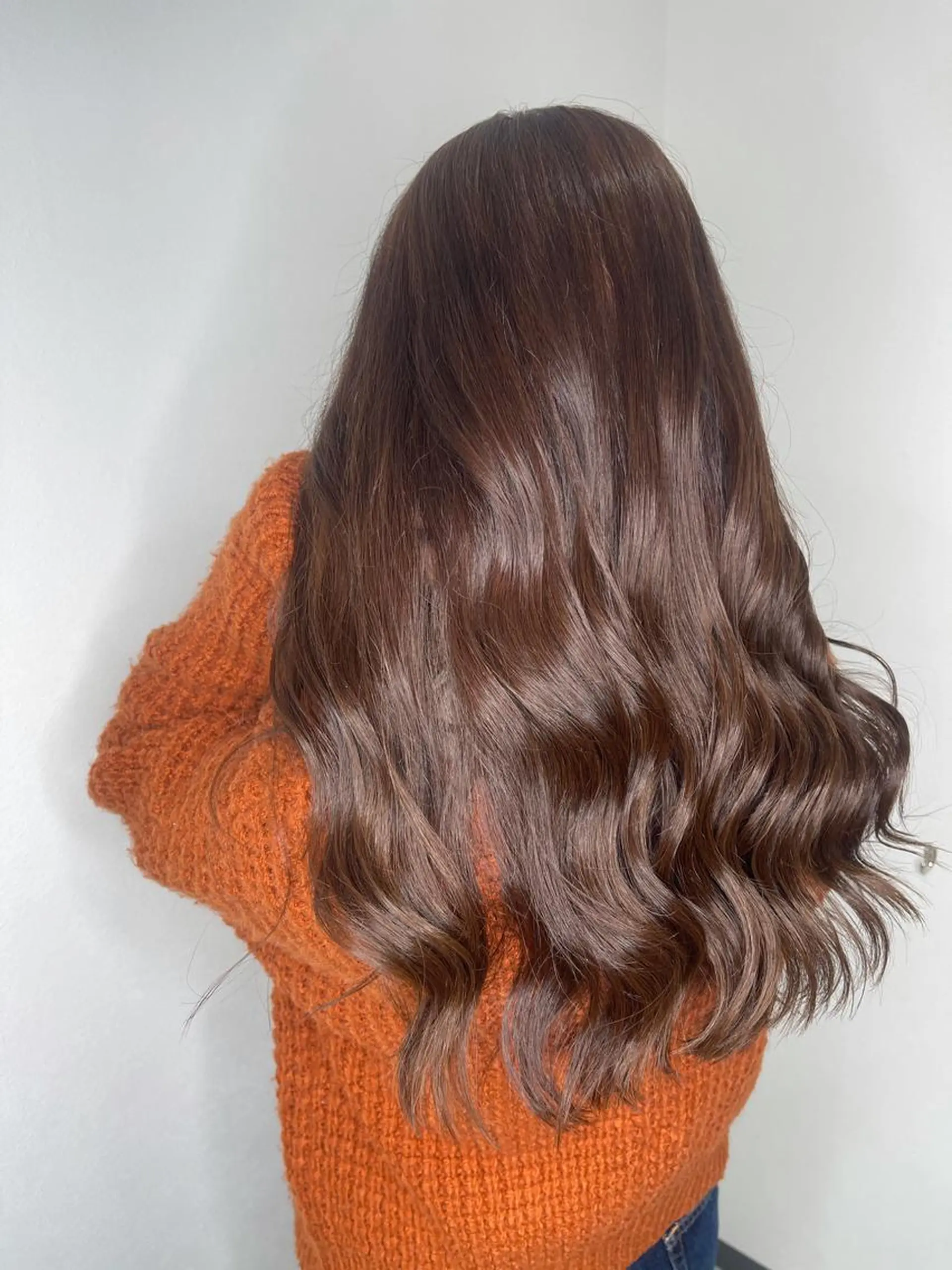 ロング カラー トリートメント &chaLme   心斎橋所属・emi/髪質改善/ 韓国風/艶カラーのヘアスタイル