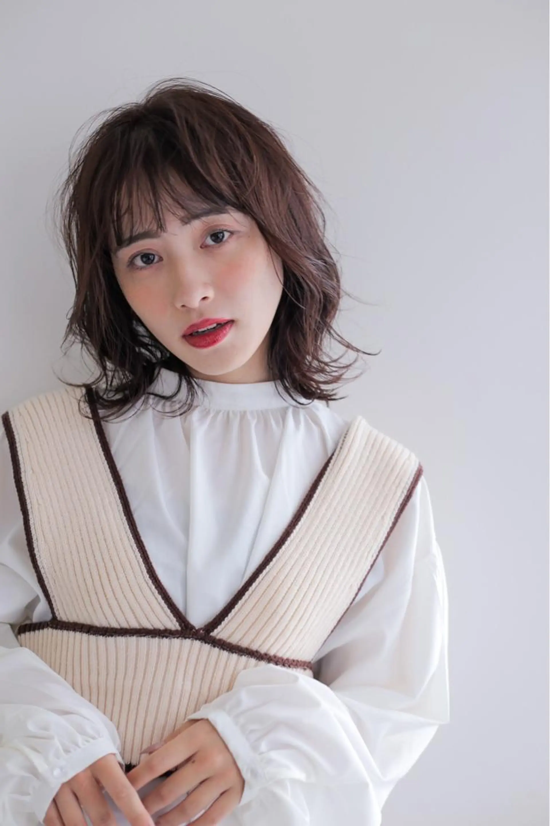 ミディアム カラー ｅｒｉ 🧴🫧のヘアスタイル