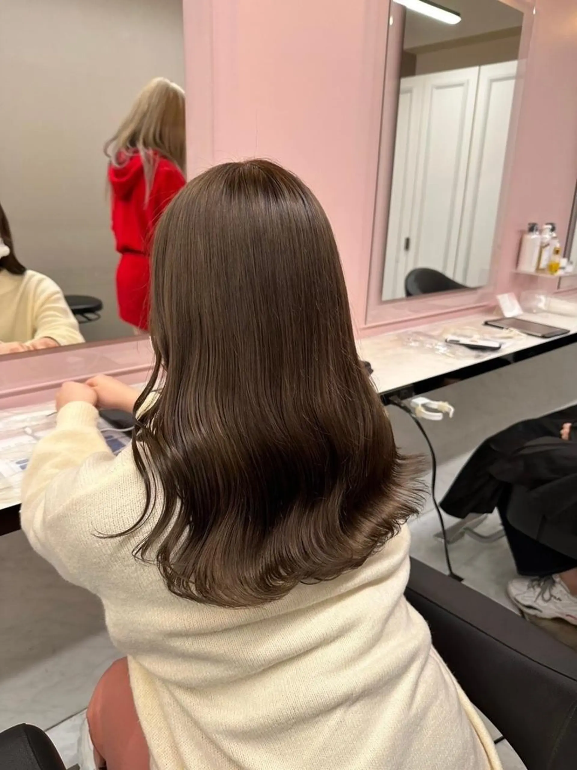 カラー 🎀春色韓国ヘア❤︎ THEATER🎀のヘアスタイル