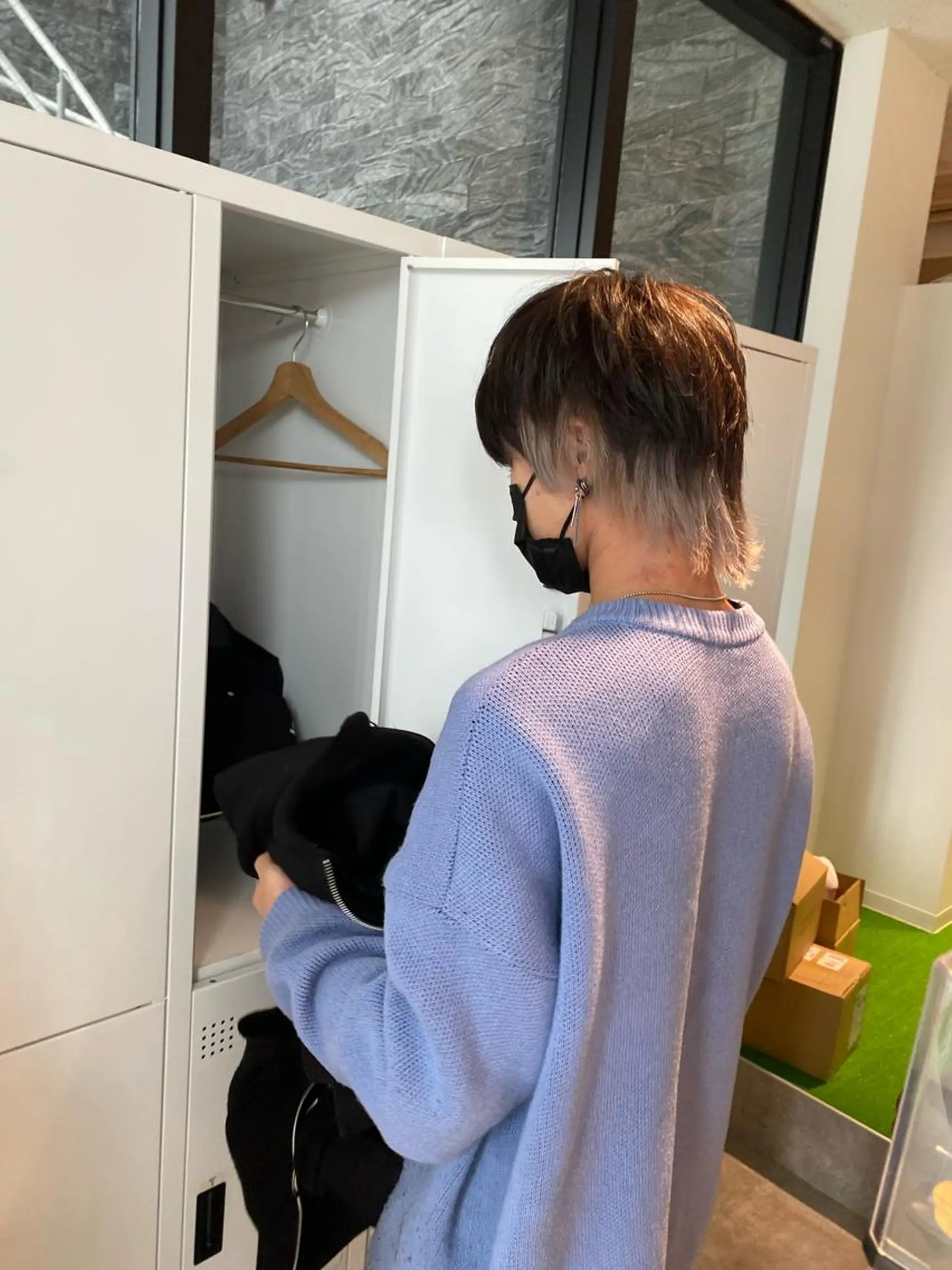 カラー メンズ メンズブリーチ ブリーチ カット ヘアカラー オスズ 🎀´-のヘアスタイル