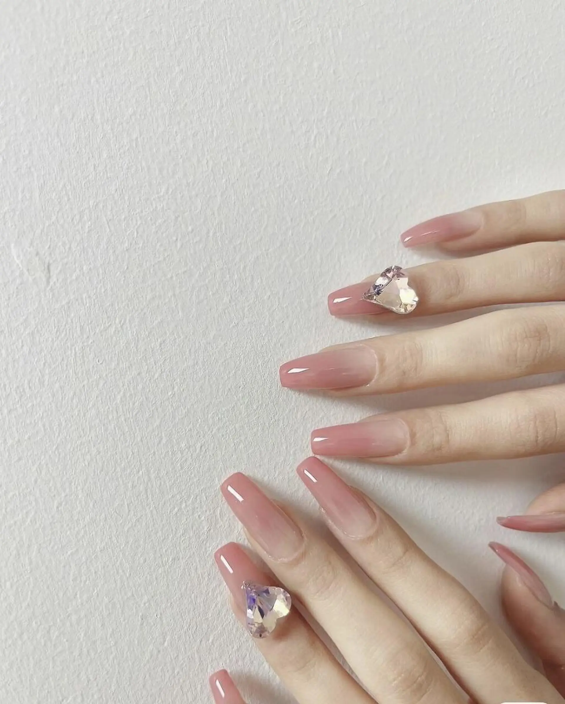 ネイル 長さ出し フットネイル フレンチネイル ジェルネイル ガラスフレンチ サカモト リナのネイルデザイン