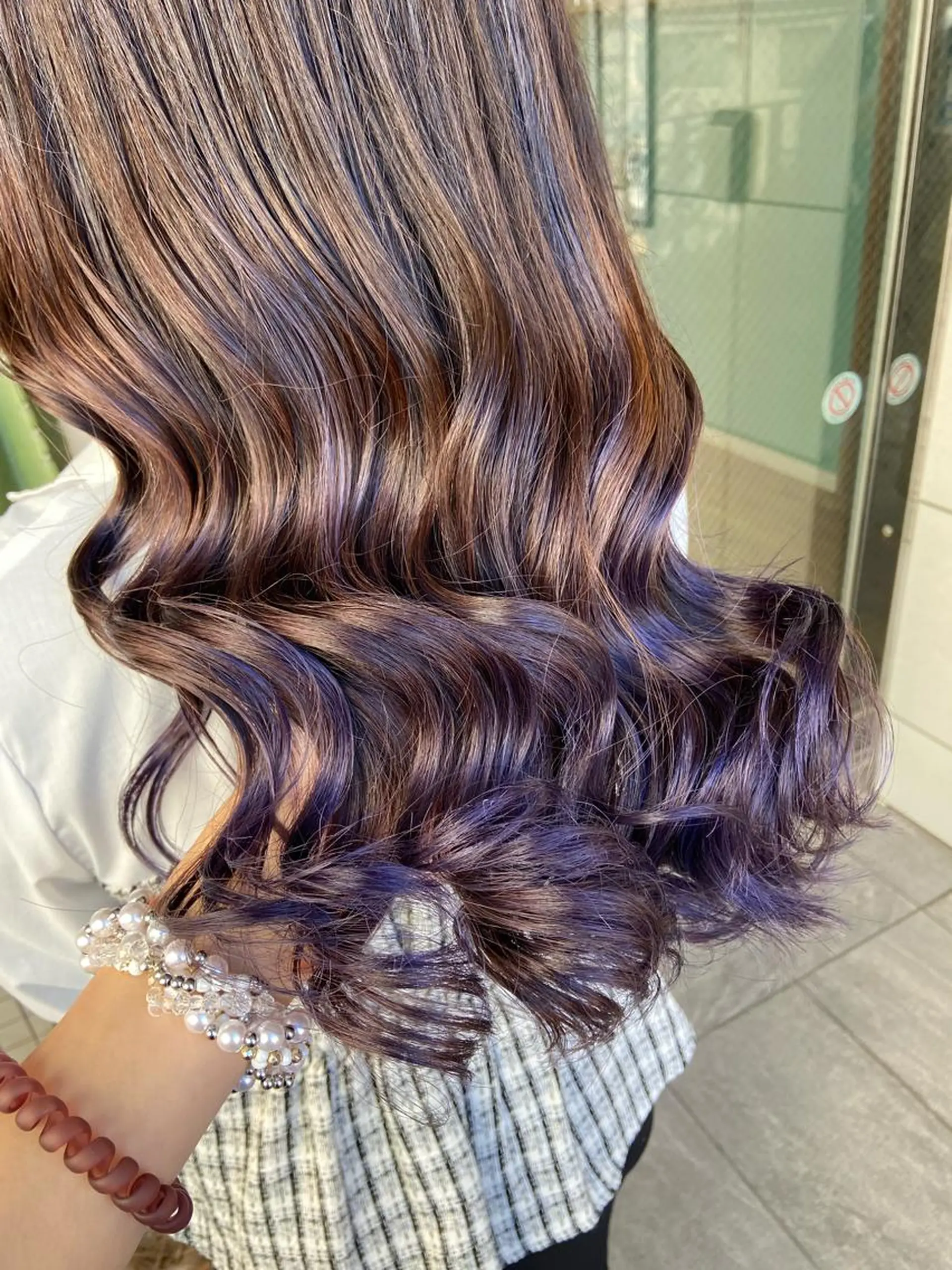 ロング カラー ヘアカラー トリートメント 🧸プルエクステ❤︎ ネイルKAO🧸のヘアスタイル