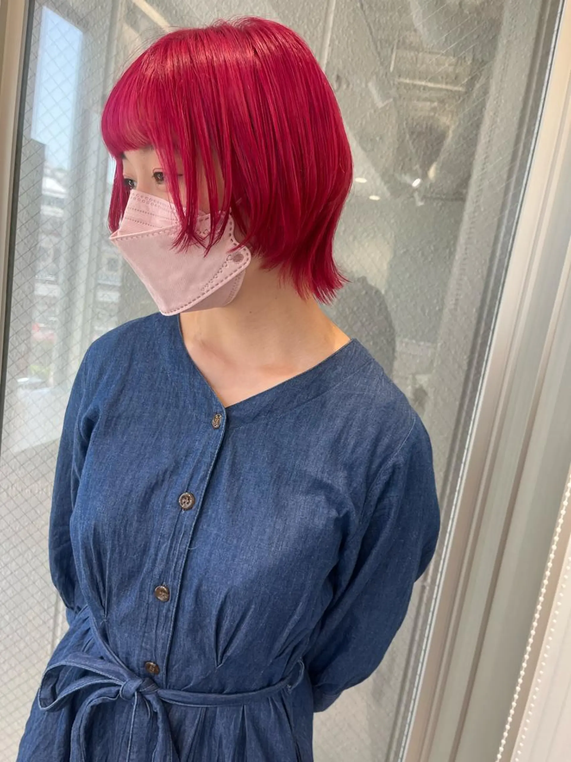 ショート カラー ウルフカット ウルフカット/吉村 桃子のヘアスタイル