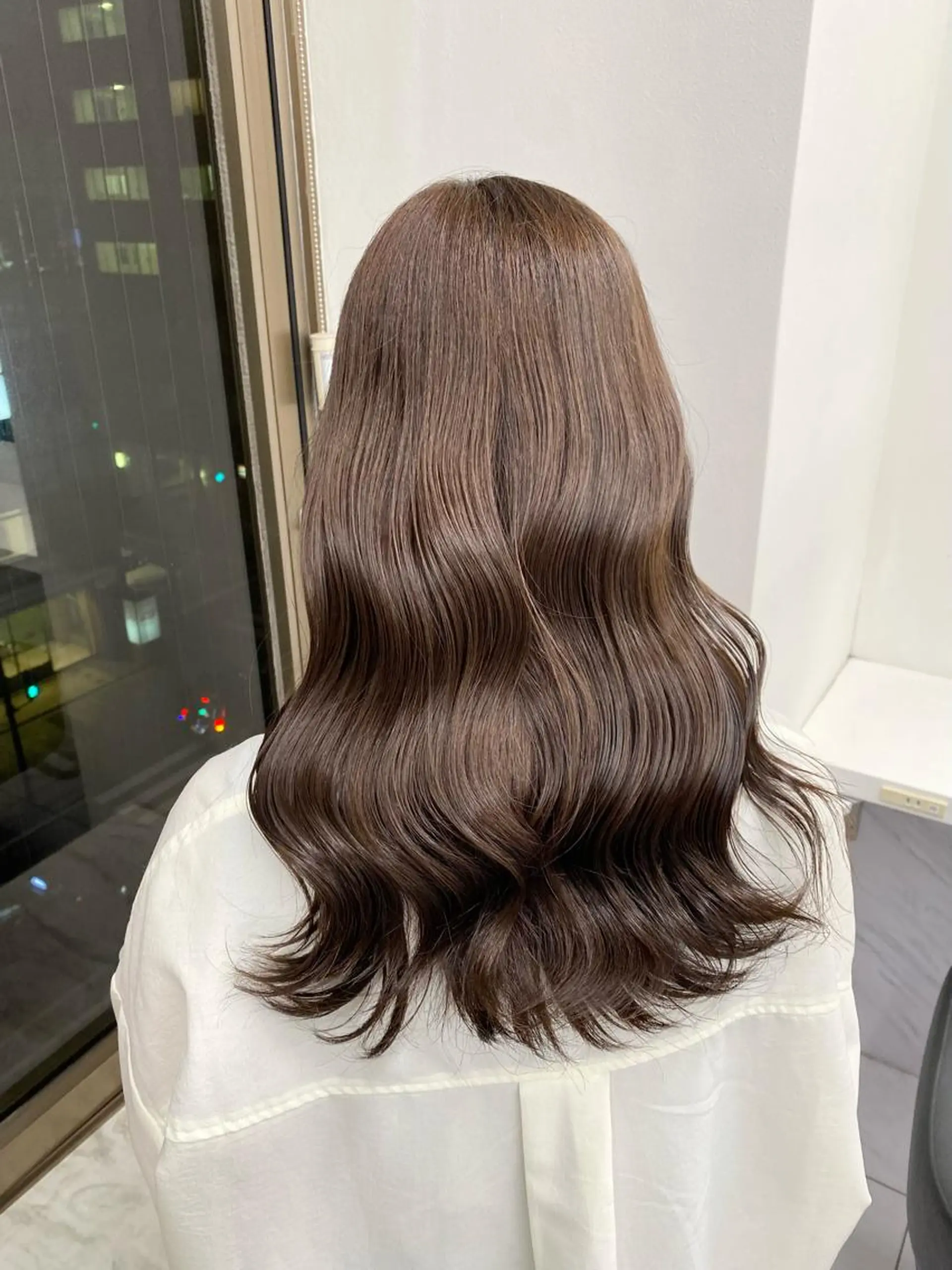セミロング カラー レイヤー/韓国❣️ 髪質改善/亘紘輝のヘアスタイル