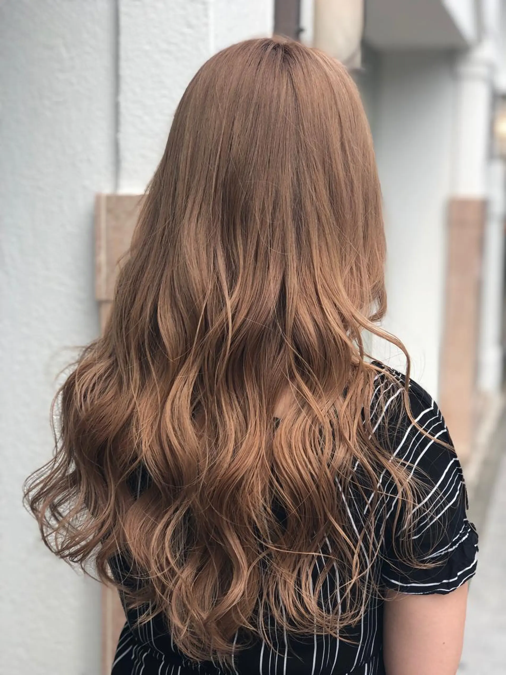 ロング カラー 加藤 利基のヘアスタイル