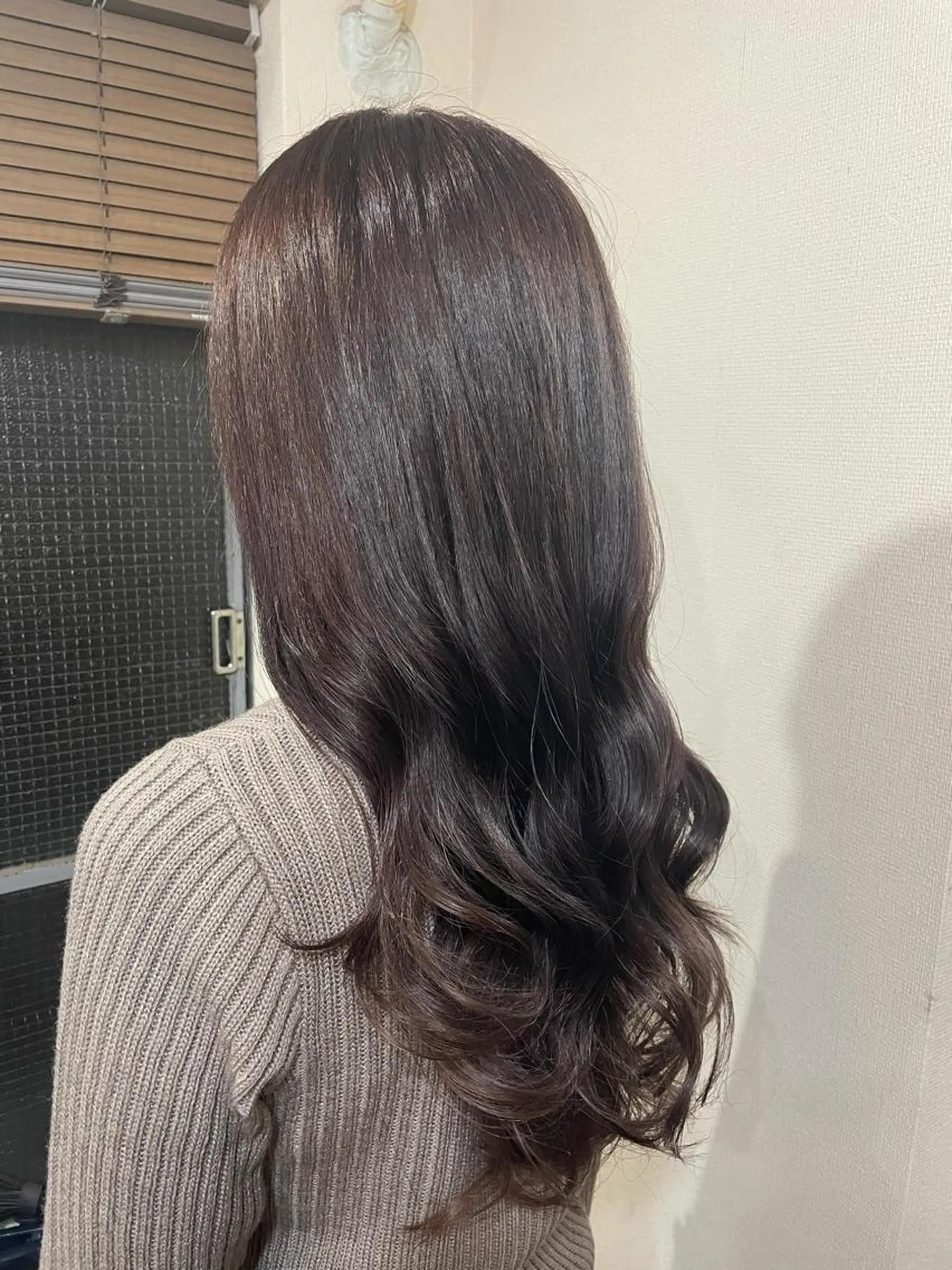 ロング カラー アッシュ ラベンダーカラー ラベンダーアッシュ Lia所属・縮毛矯正の達人 ☆　松本のヘアスタイル