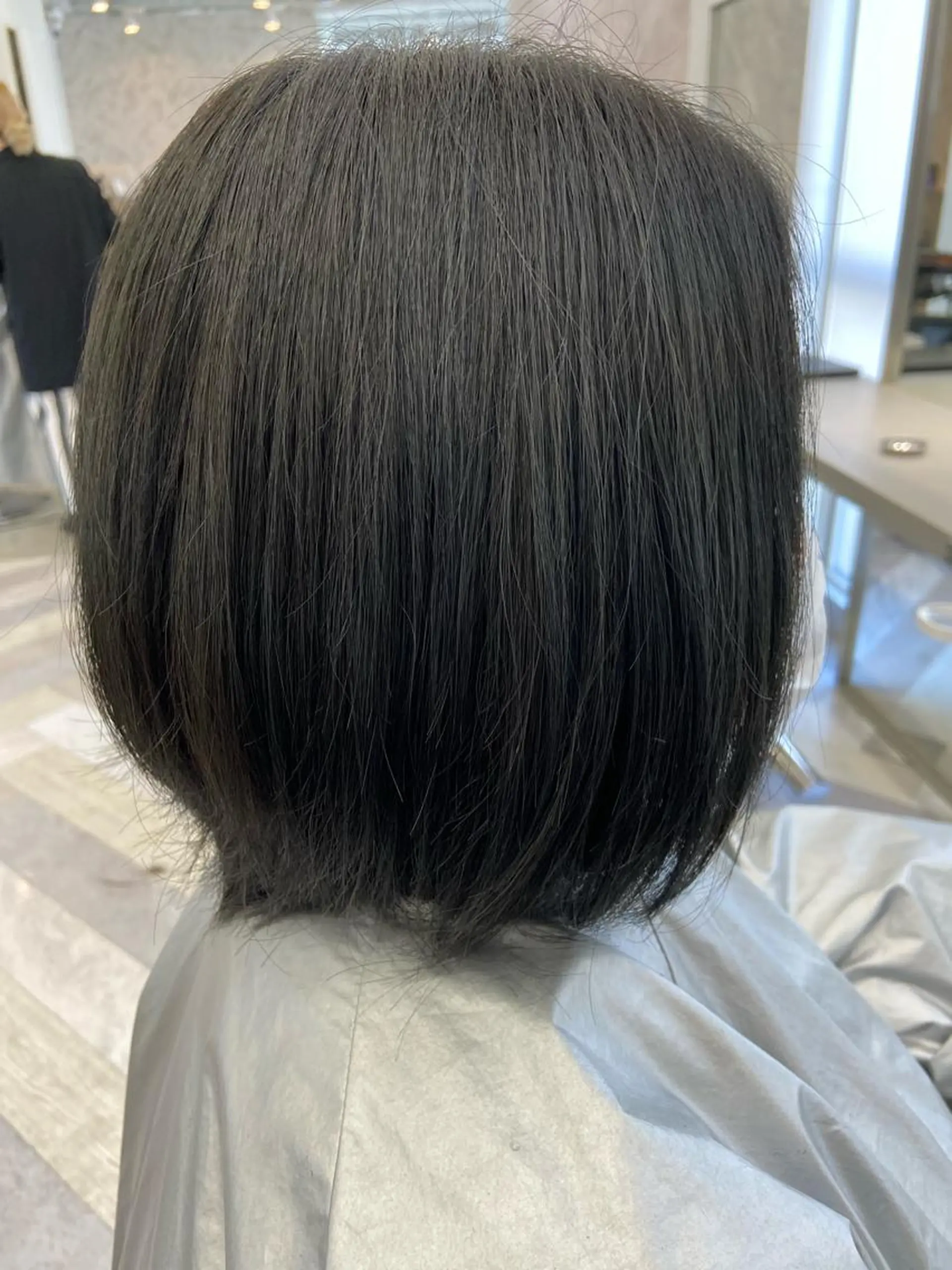 ミディアム カラー 黒髪 EIGHT奥野 心太のヘアスタイル
