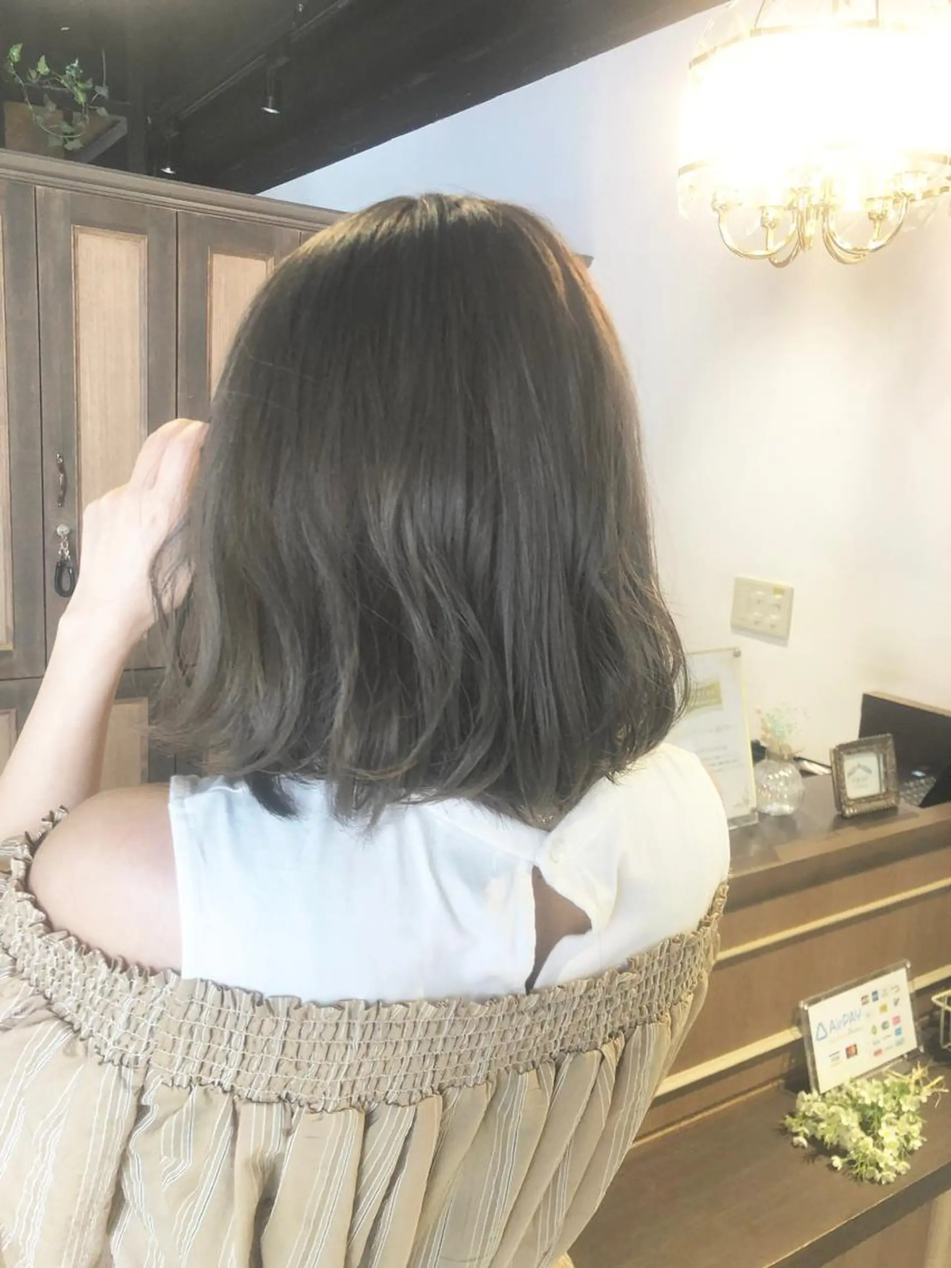 ミディアム 個室髪質改善サロンHANARE by youreshair 神楽坂所属・似合わせ×髪質改善| 矢島沙織のヘアスタイル