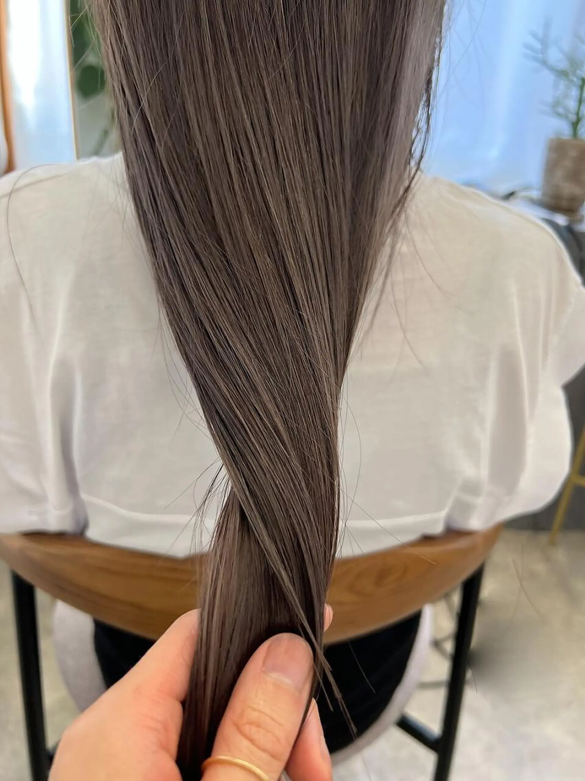 ロング カット トリートメント nelke/レイヤー 立川/ブリーチのヘアスタイル