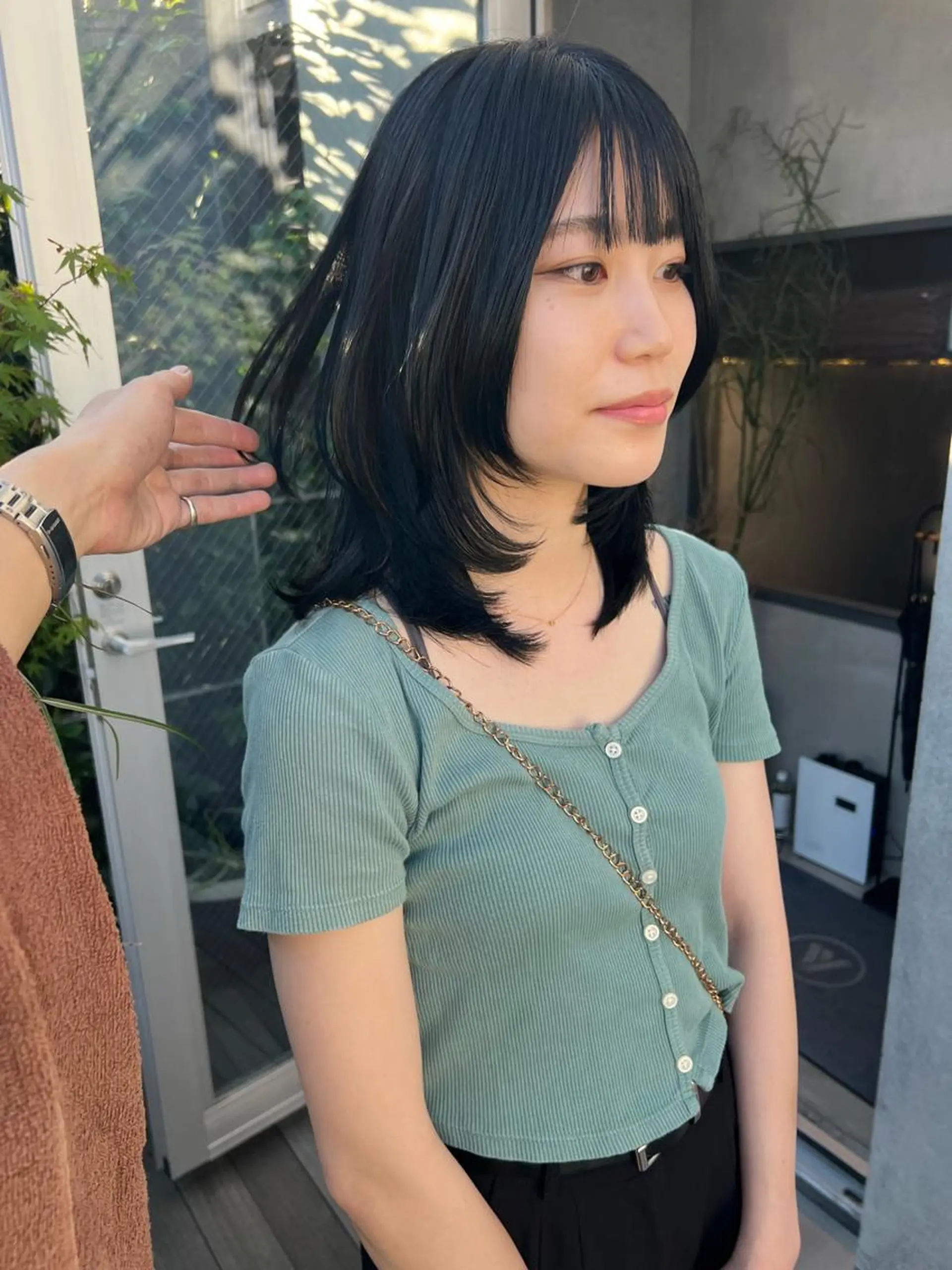 ミディアム ミディアムレイヤー レイヤーカット カット sakoda shunkiのヘアスタイル