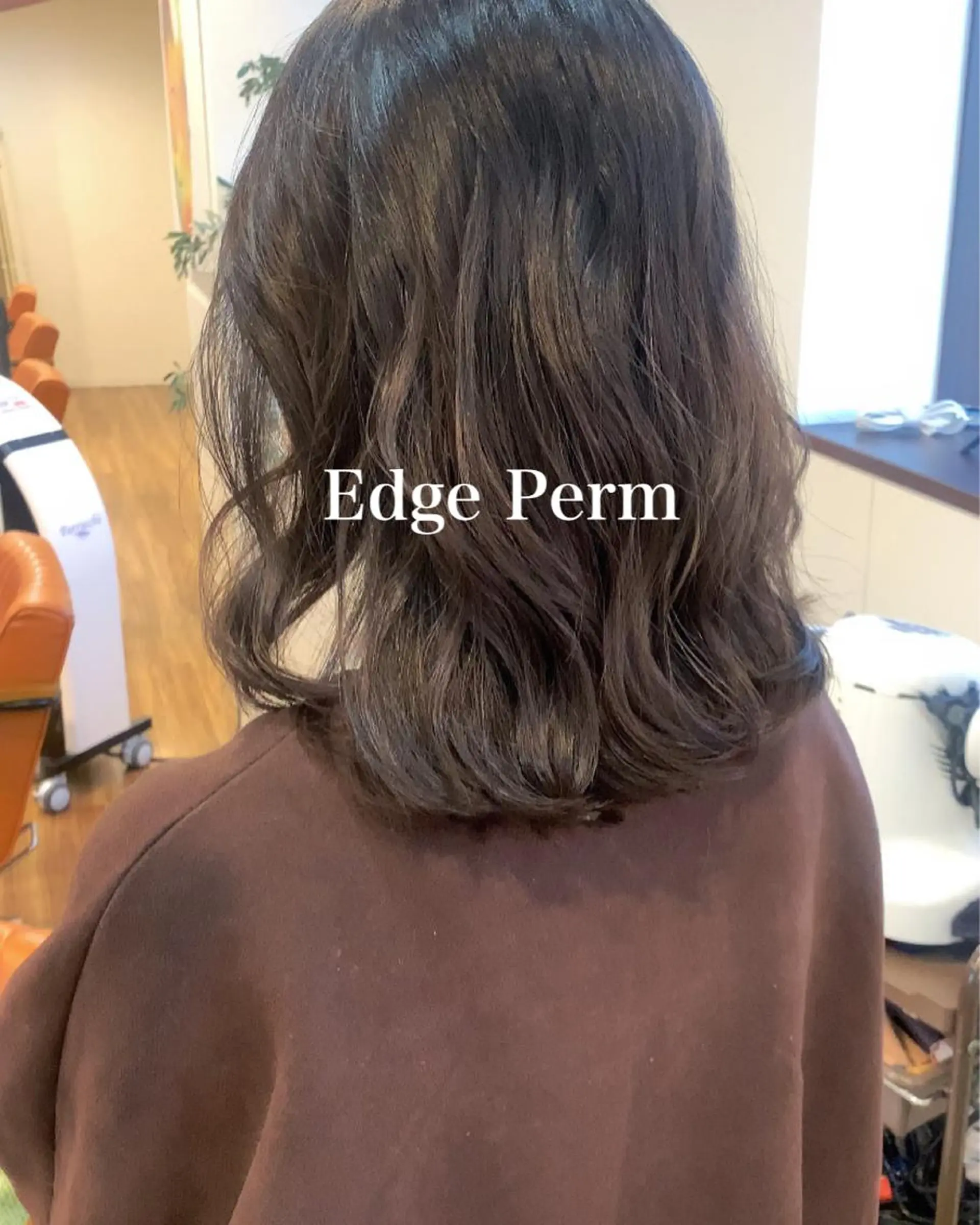 ミディアム パーマ ミディアムパーマ カット パーマ 古沢 新のヘアスタイル