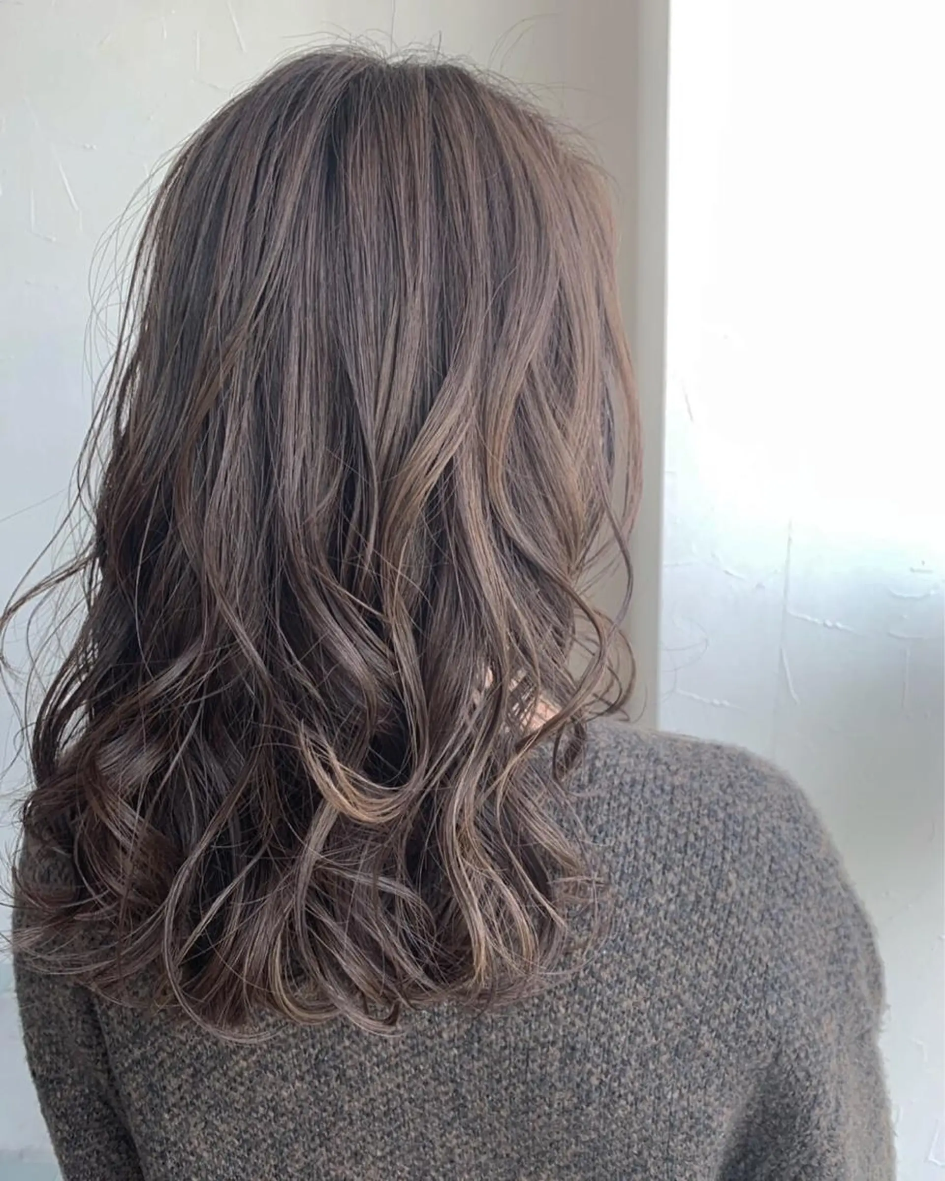 セミロング カラー グレージュ ヘアカラー トリートメント 河合秀明/ショート /ボブ/レイヤーのヘアスタイル