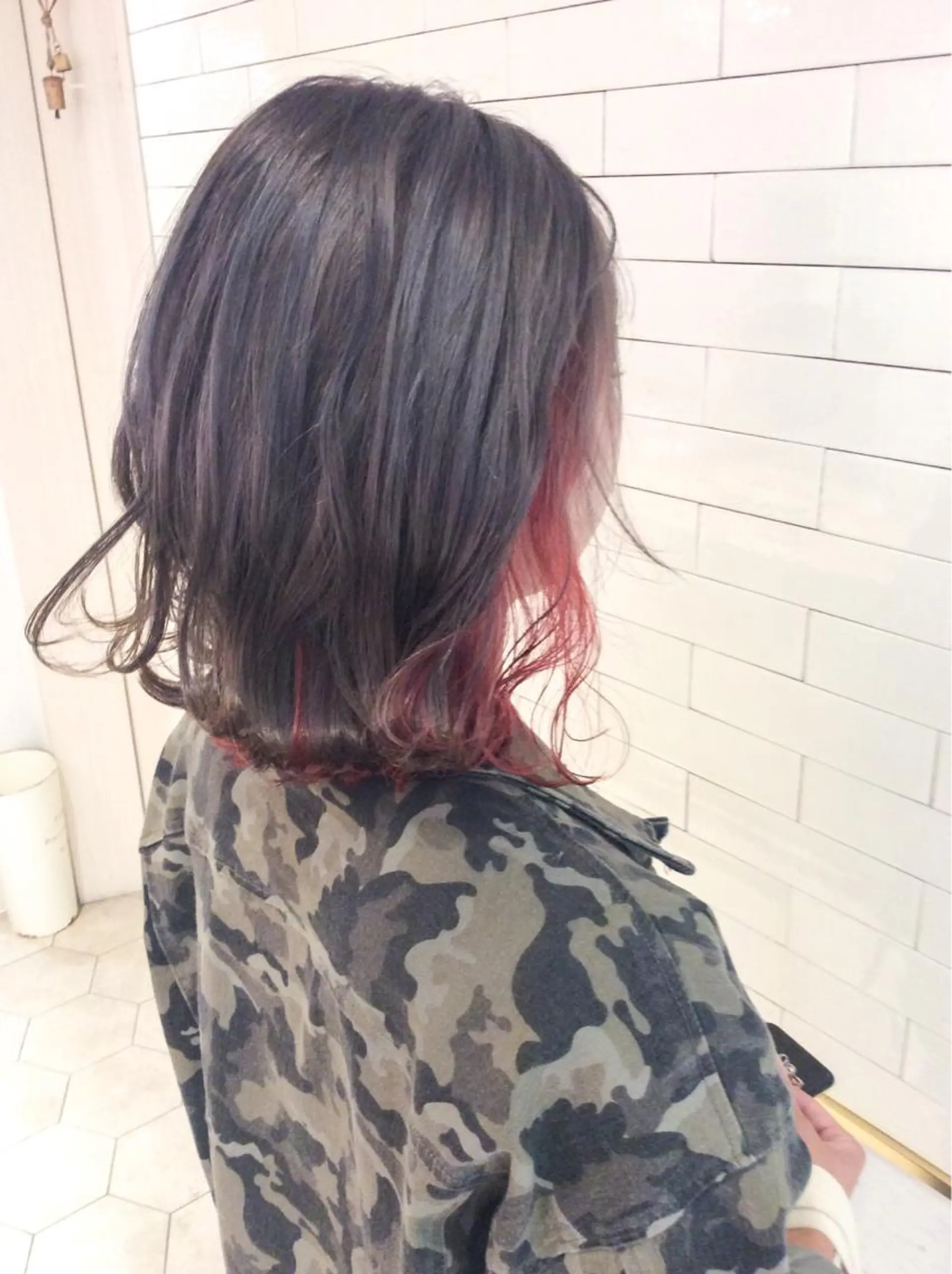 ミディアム カラー レイヤーカット× 髪質改善たもりのヘアスタイル