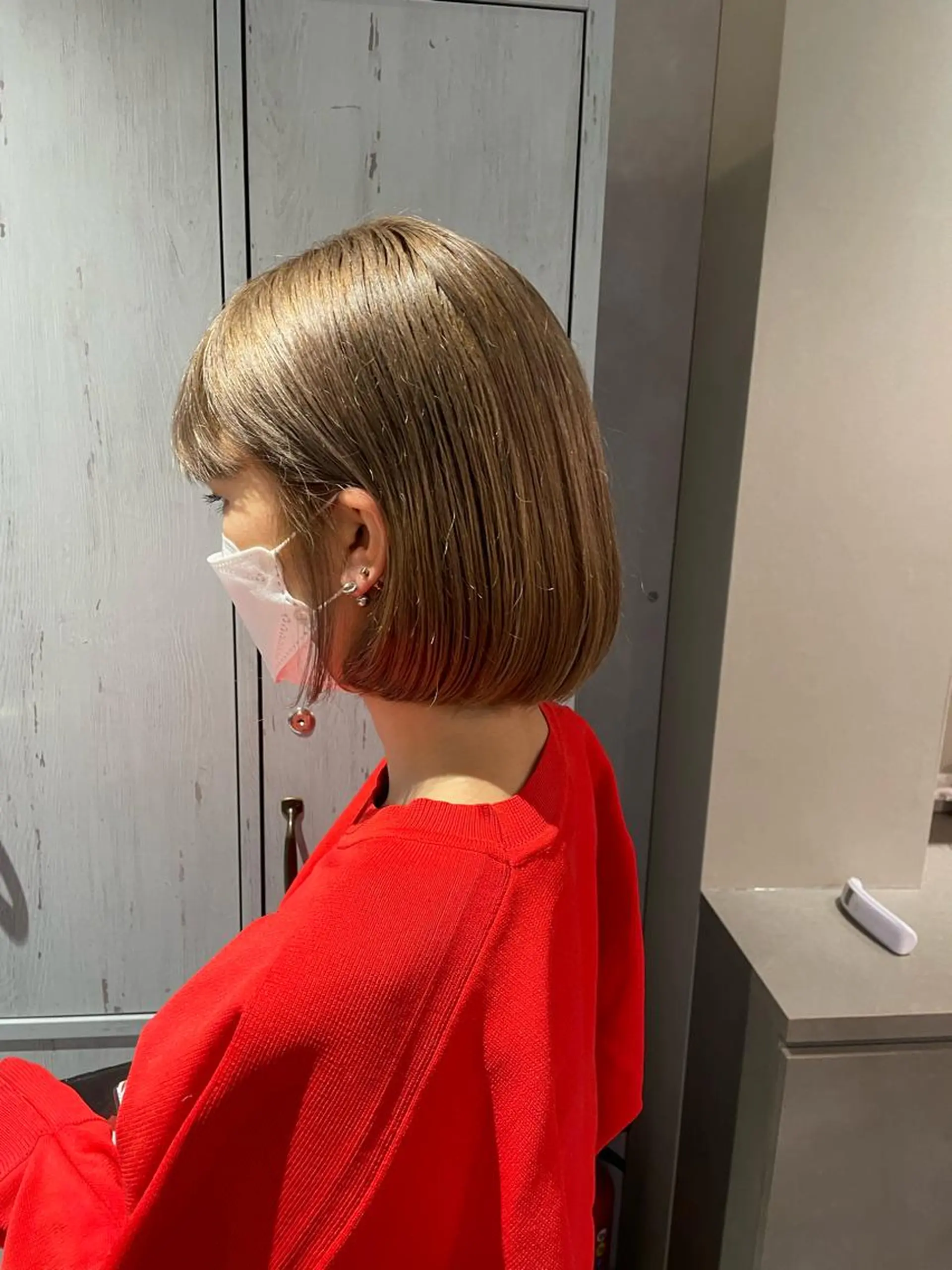 ミディアム カラー 韓国風/オシャレ /縮毛矯正/滝口琴未のヘアスタイル