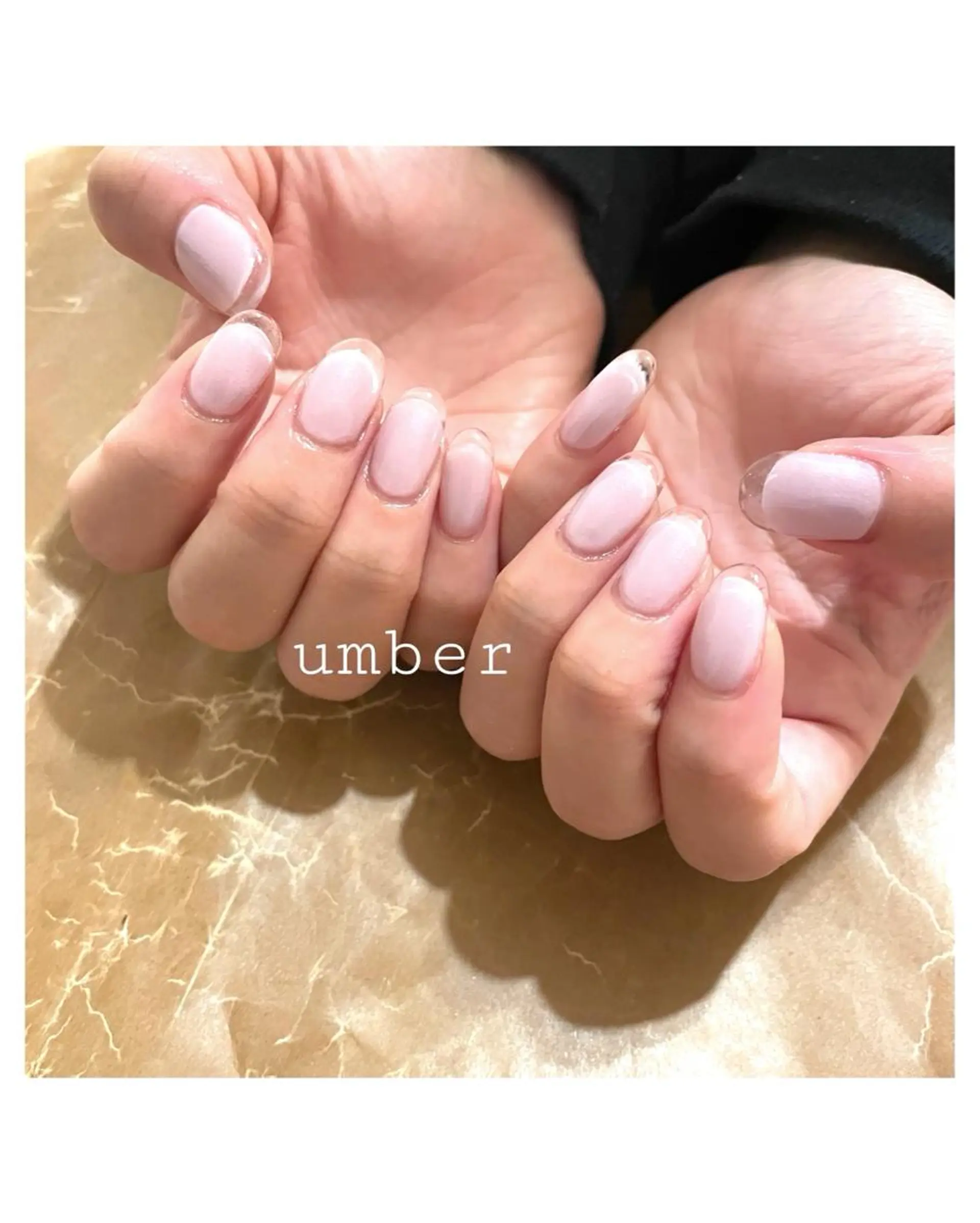 ネイル クリアネイル フラッシュネイル フットネイル フレンチネイル マグネットネイル umber 三茶1分のネイルデザイン