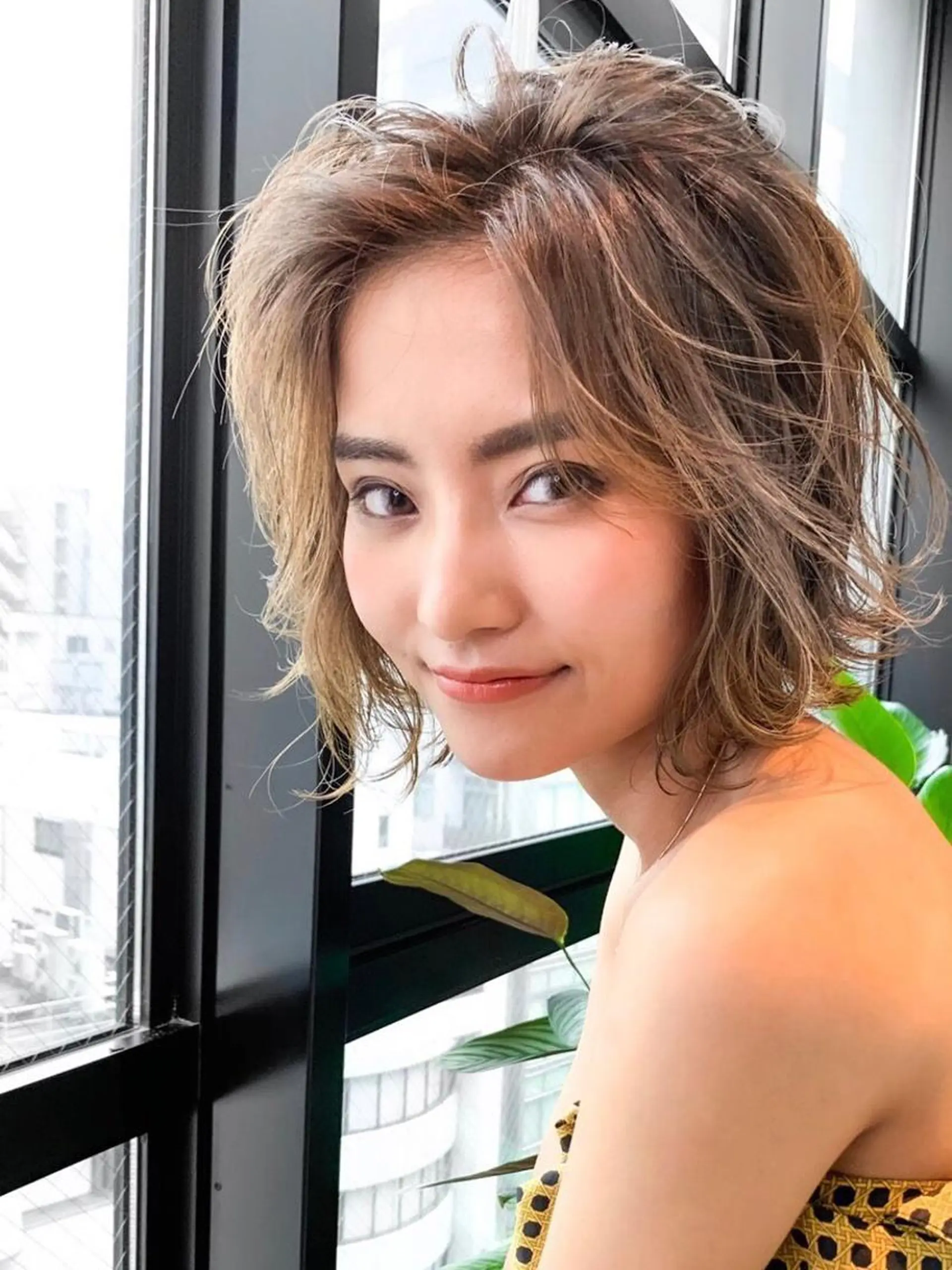 ミディアム カラー カット ヘアカラー トリートメント 🉐レイヤー/塩見 弘樹🉐渋谷のヘアスタイル