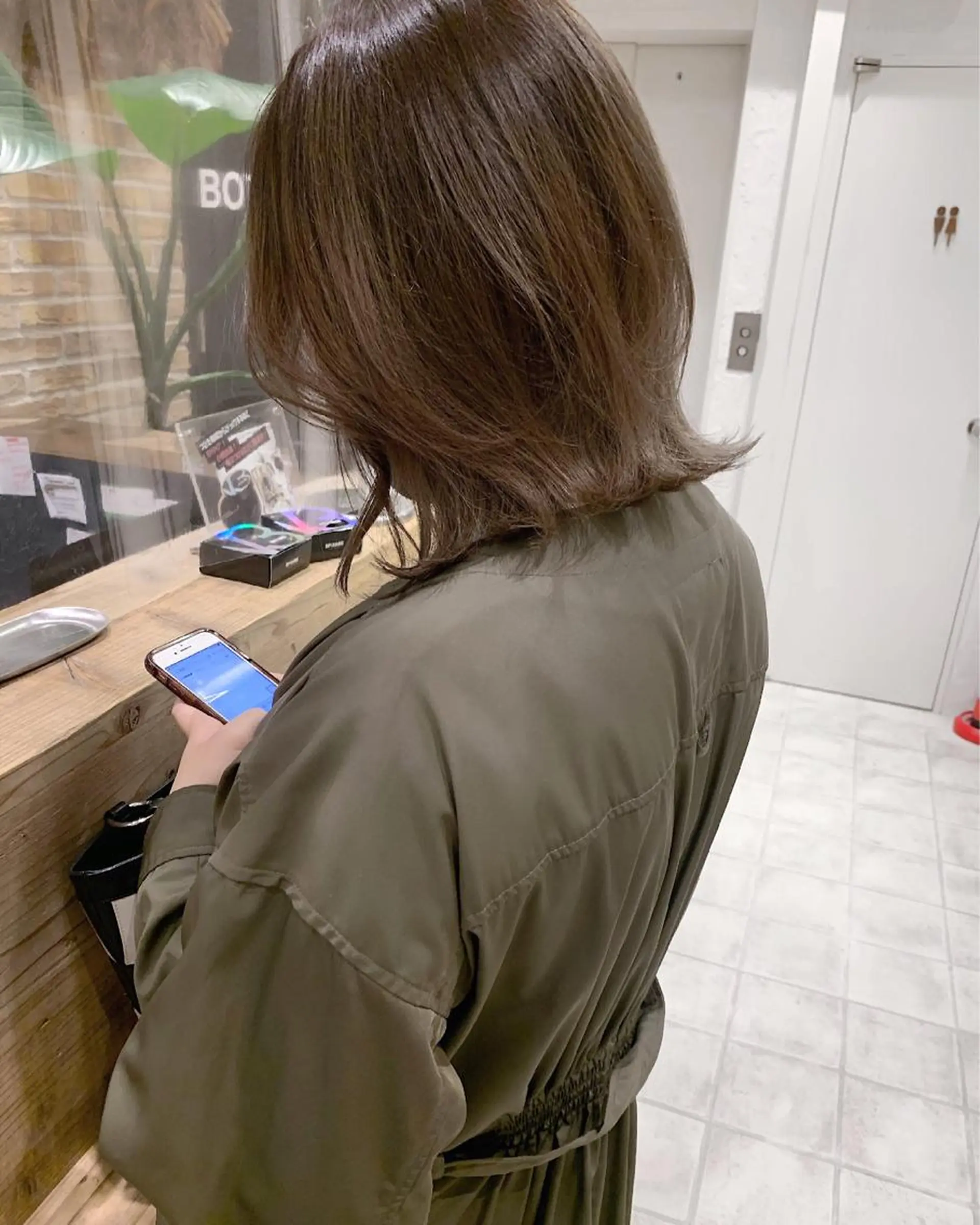 ミディアム カラー ヘアアレンジ くびれヘア くびれレイヤー レイヤーカット 🌟アレンジが似合う カラー🌟Rumiのヘアスタイル