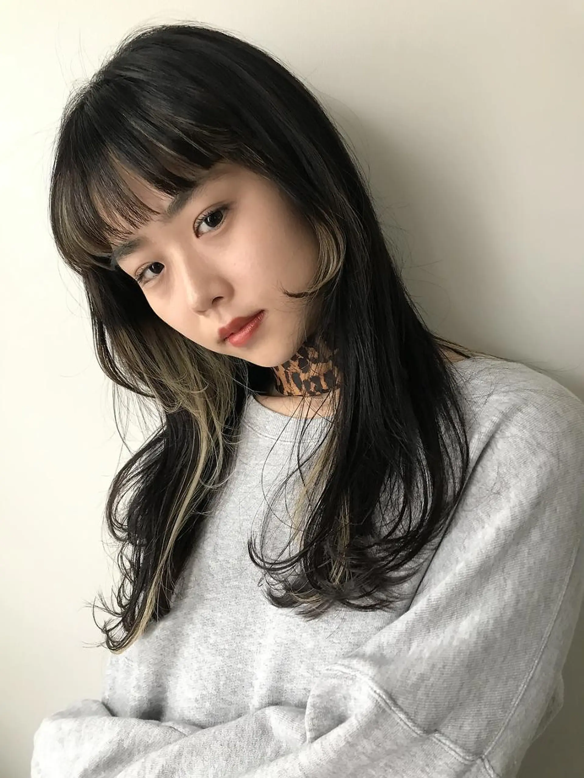 セミロング カラー 韓国/髪質改善💘 櫻井かれんのヘアスタイル