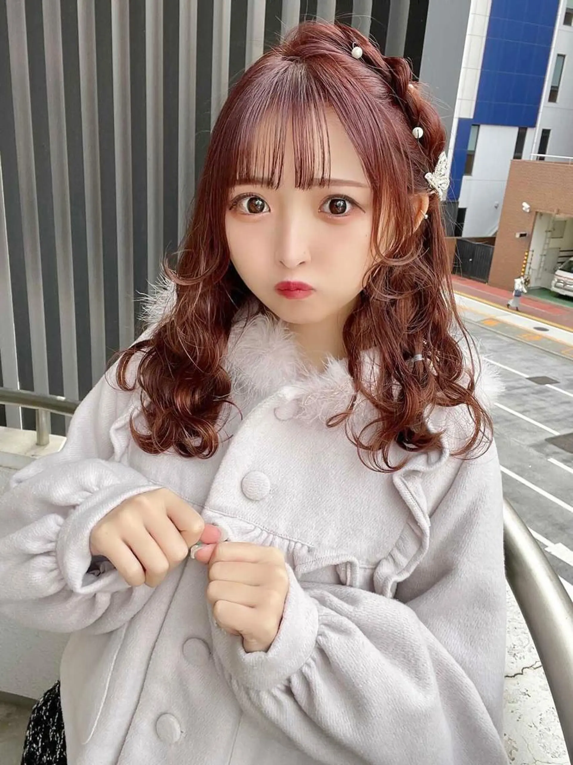 ロング カラー ヘアアレンジ ピンクカラー トリートメント ヘアセット 💖透明感カラー💖 坂本万由子のヘアスタイル