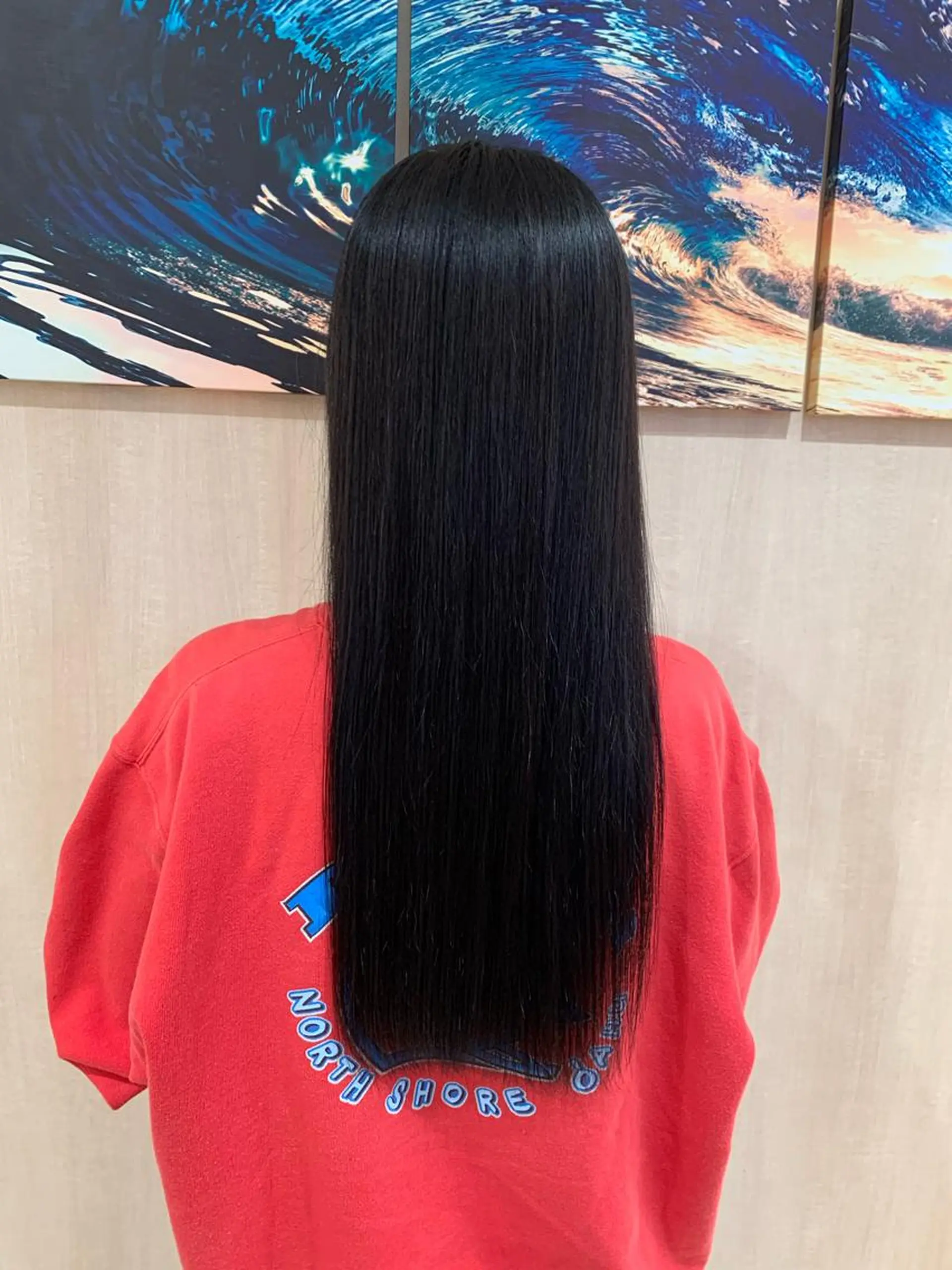 ロング 縮毛矯正 藤森 希美のヘアスタイル