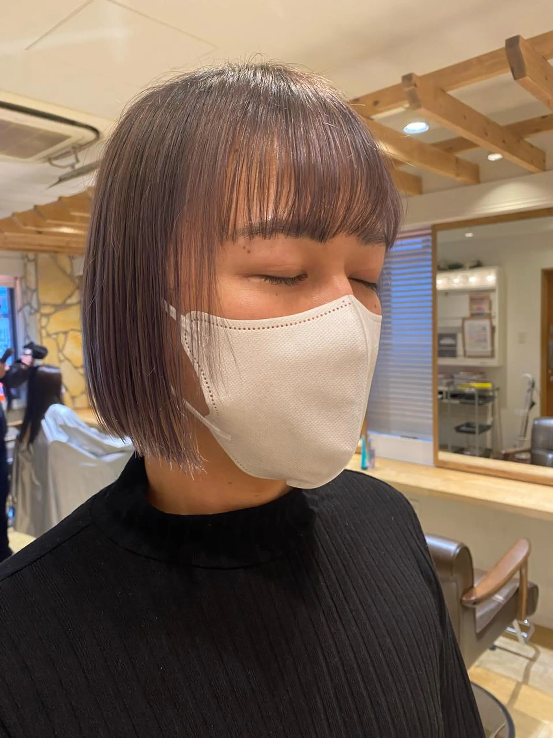 ショート カラー ヘアカラー トリートメント kawabe maikoのヘアスタイル