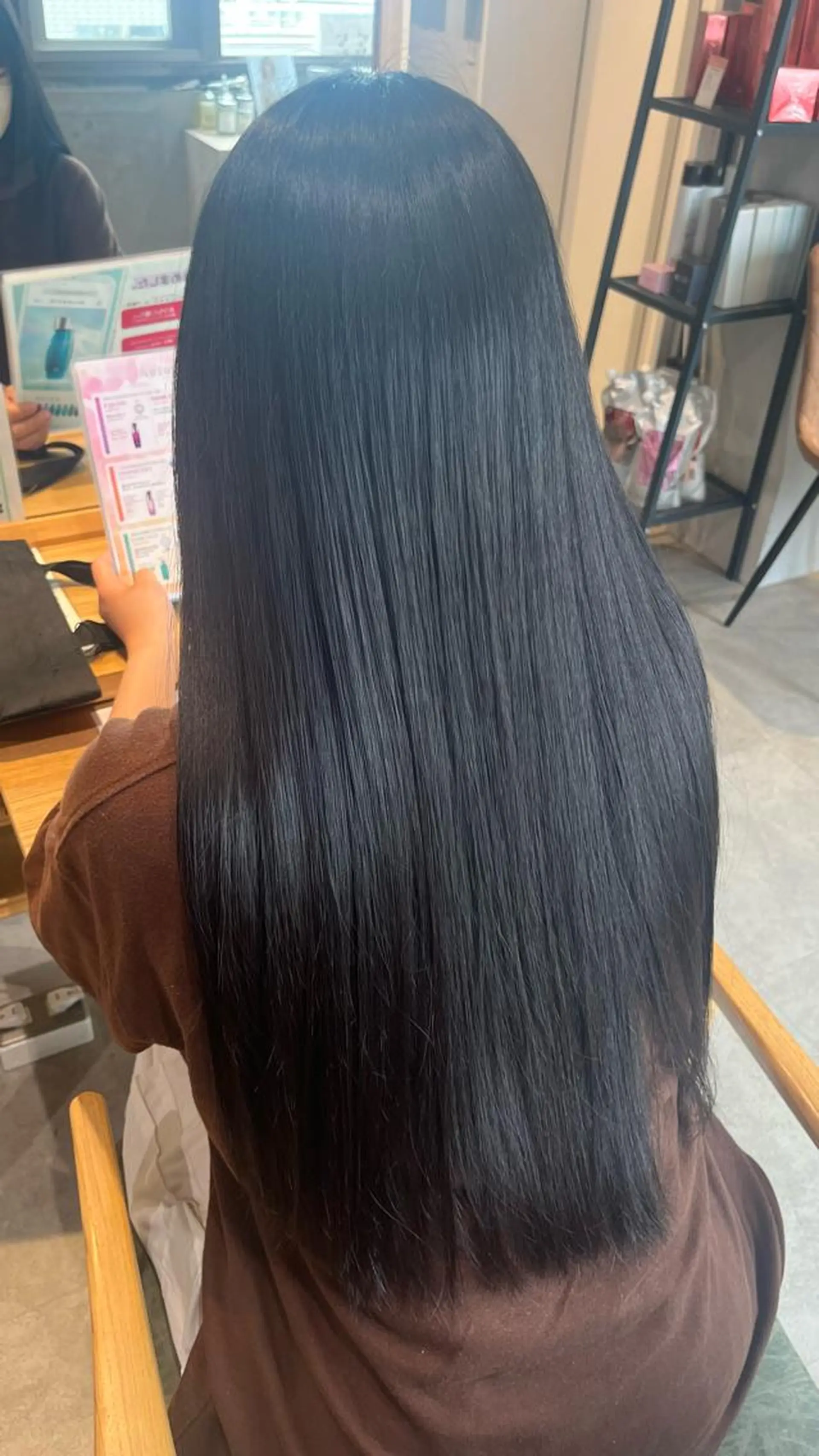 ロング トリートメント 𝐚𝐨𝐢🩰/ 酸性ストレートのヘアスタイル