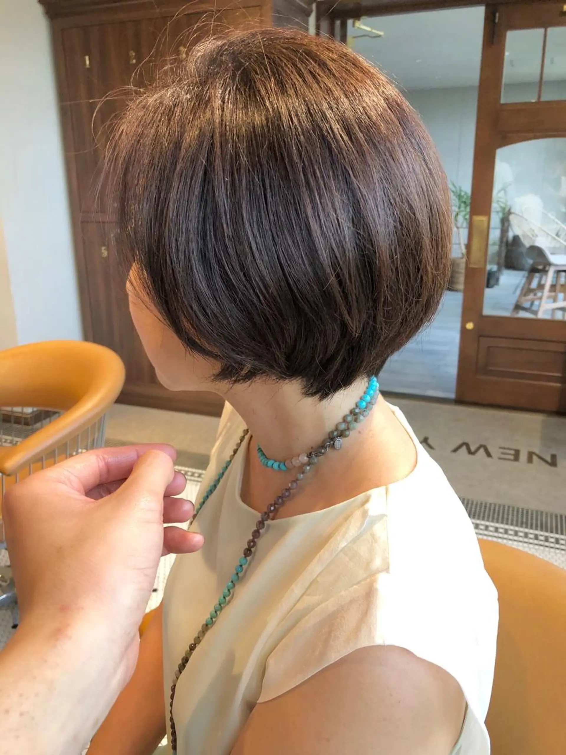 ショート カラー ショートボブ ボブ ショートヘア カット ヘアカラー トリートメント LIZE nex the salon 渋谷【ライズ ネックス ザ サロン】所属・大人レイヤー/海外 /韓国/濱口のヘアスタイル