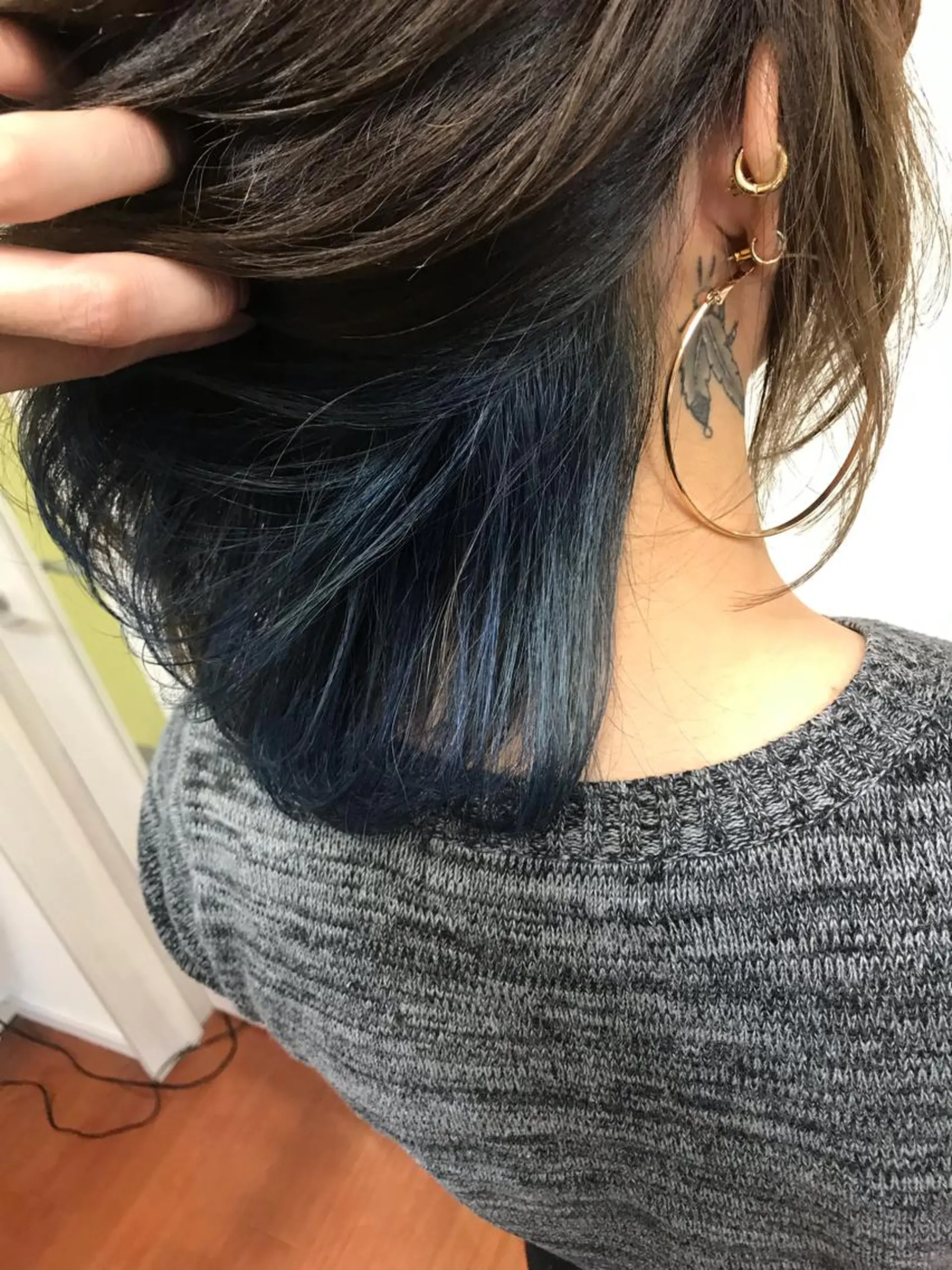 ミディアム ヘアカラー ヨシダ トオルのヘアスタイル