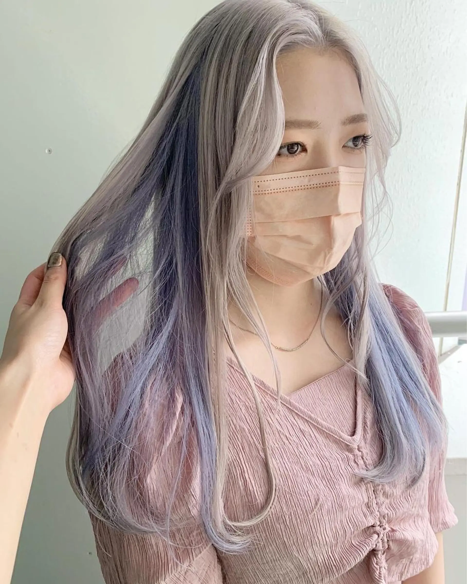 ロング カラー ハイトーンカラー カット ヘアカラー ブームボックス所属・🐝ハイトーンカラー hachi🐝のヘアスタイル