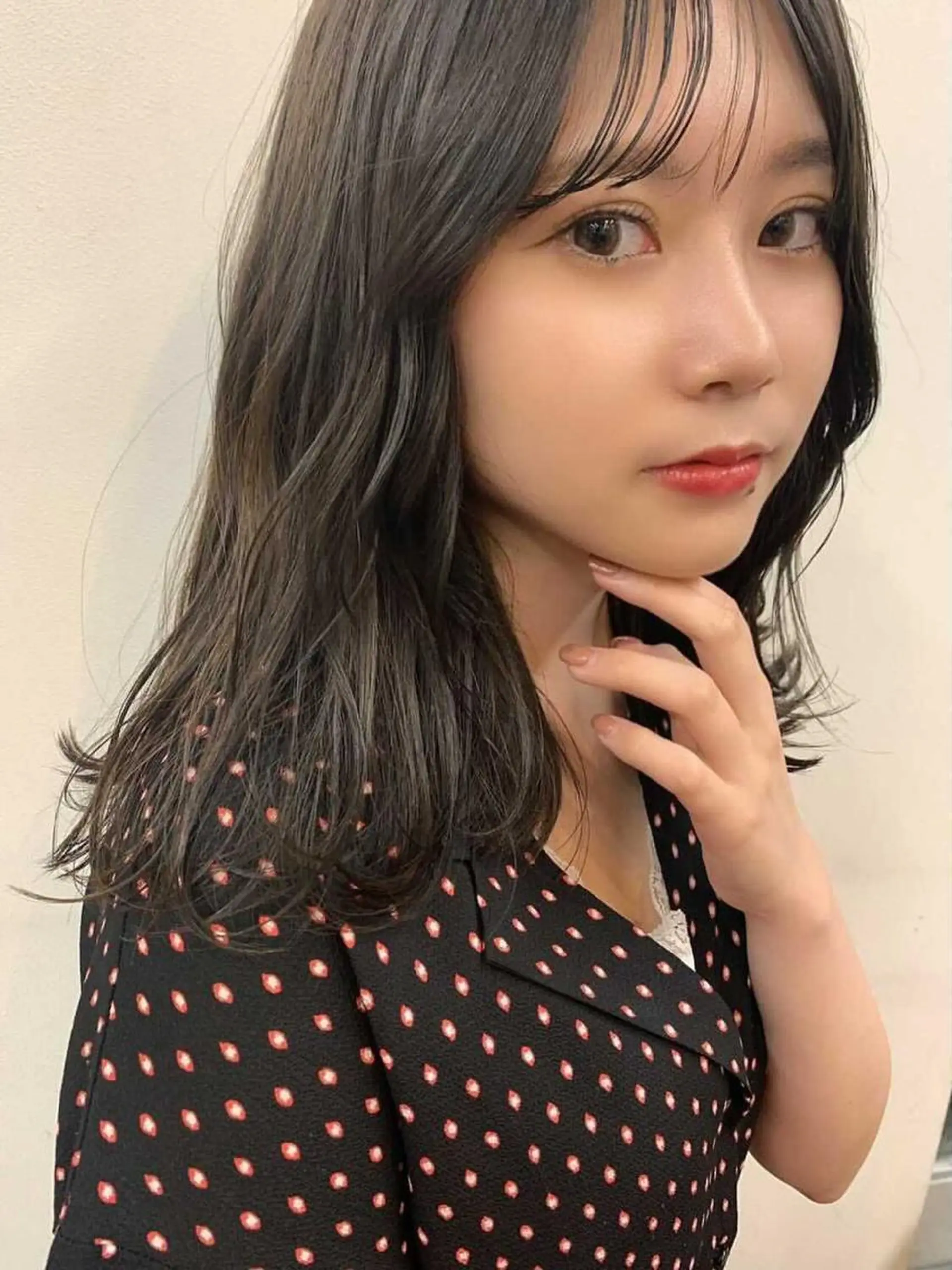 ミディアム ヘアアレンジ 美容室sand 横浜のヘアスタイル