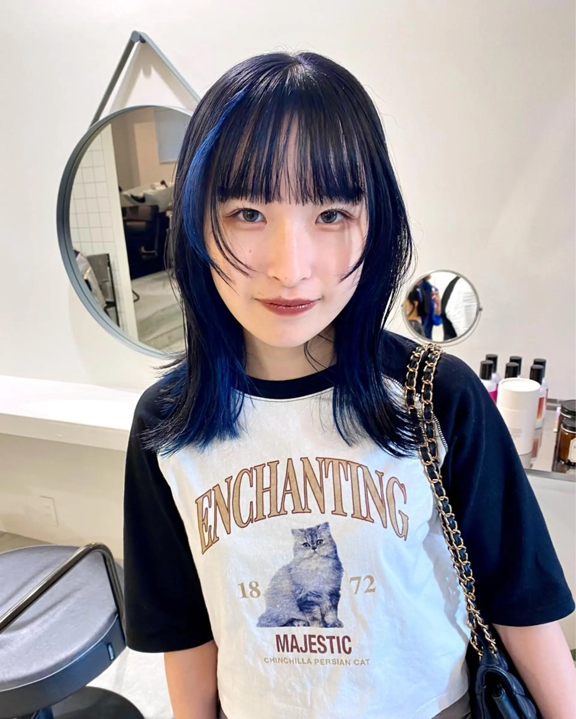 セミロング カット ヘアカラー natsune /レイヤーカットのヘアスタイル