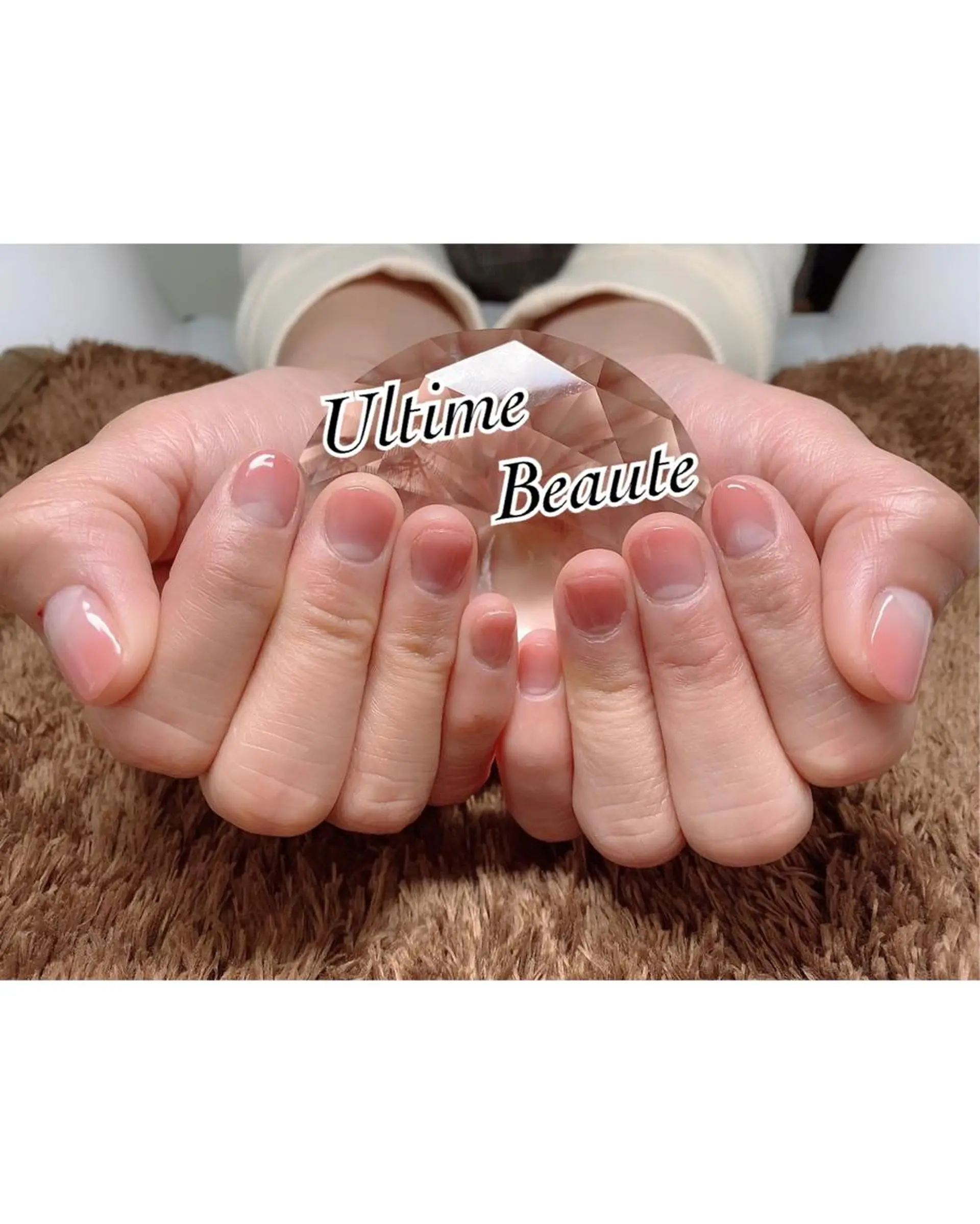 ネイル グラデーション ピンク シンプルネイル 石塚 亜矢加のネイルデザイン