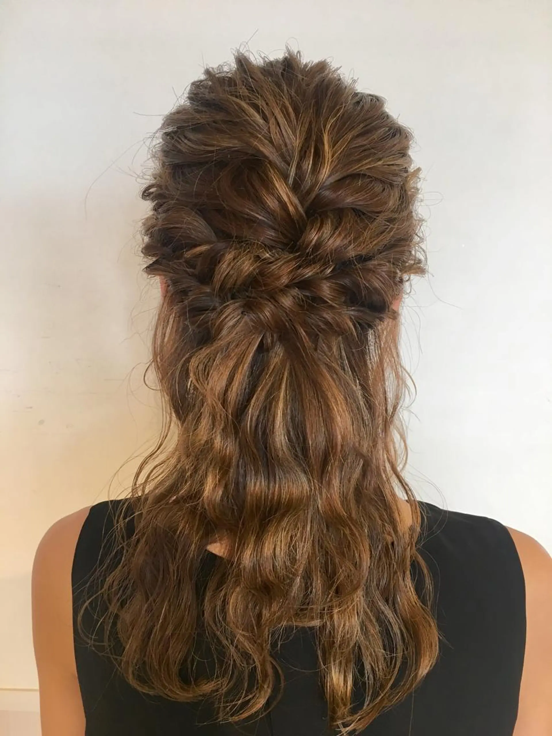 セミロング ヘアアレンジ さかい なつみのヘアスタイル