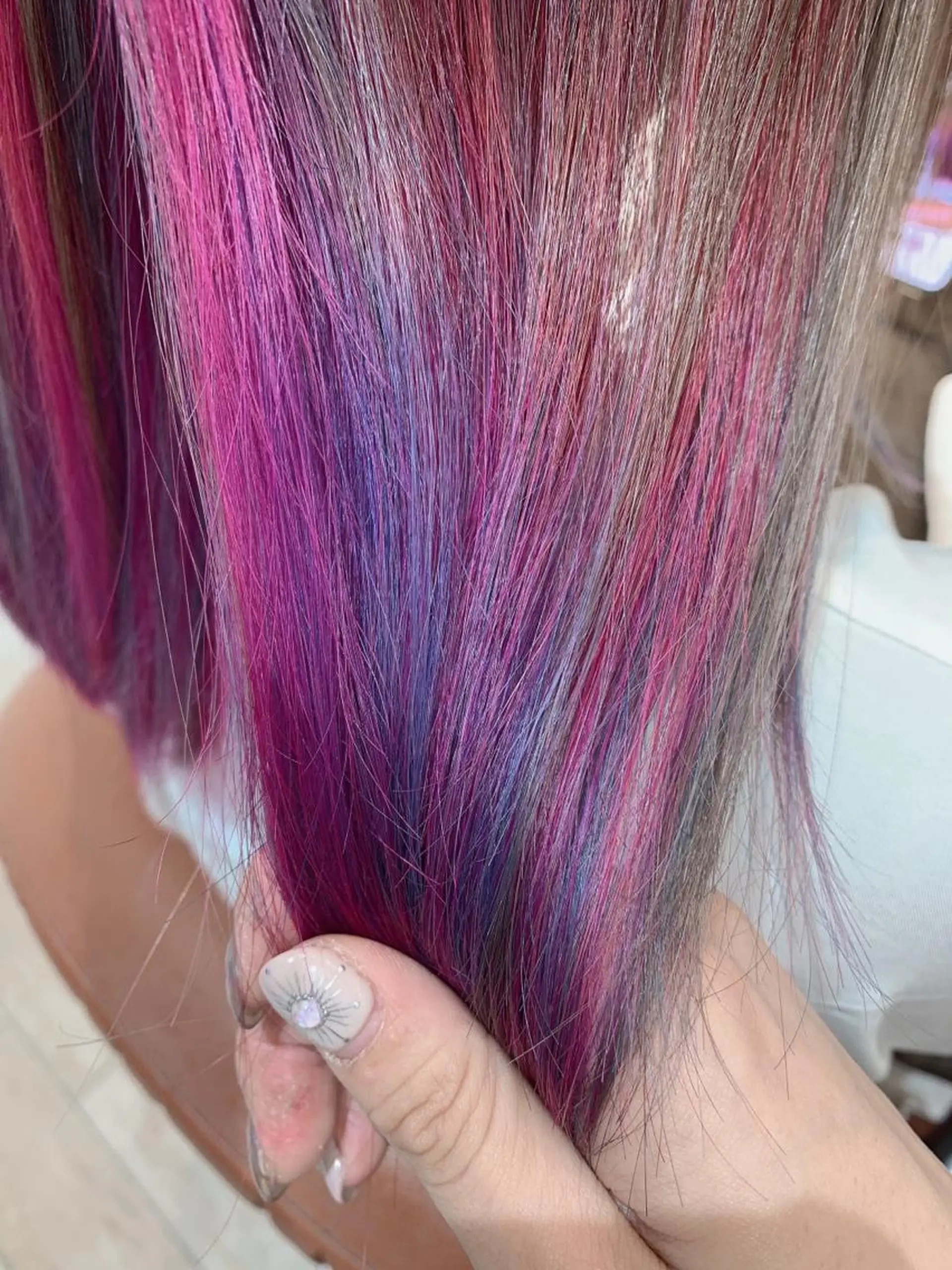 ミディアム カラー ユニコーンカラー ヘアカラー トリートメント 🦖鶴岡香純🦖 産休中のヘアスタイル