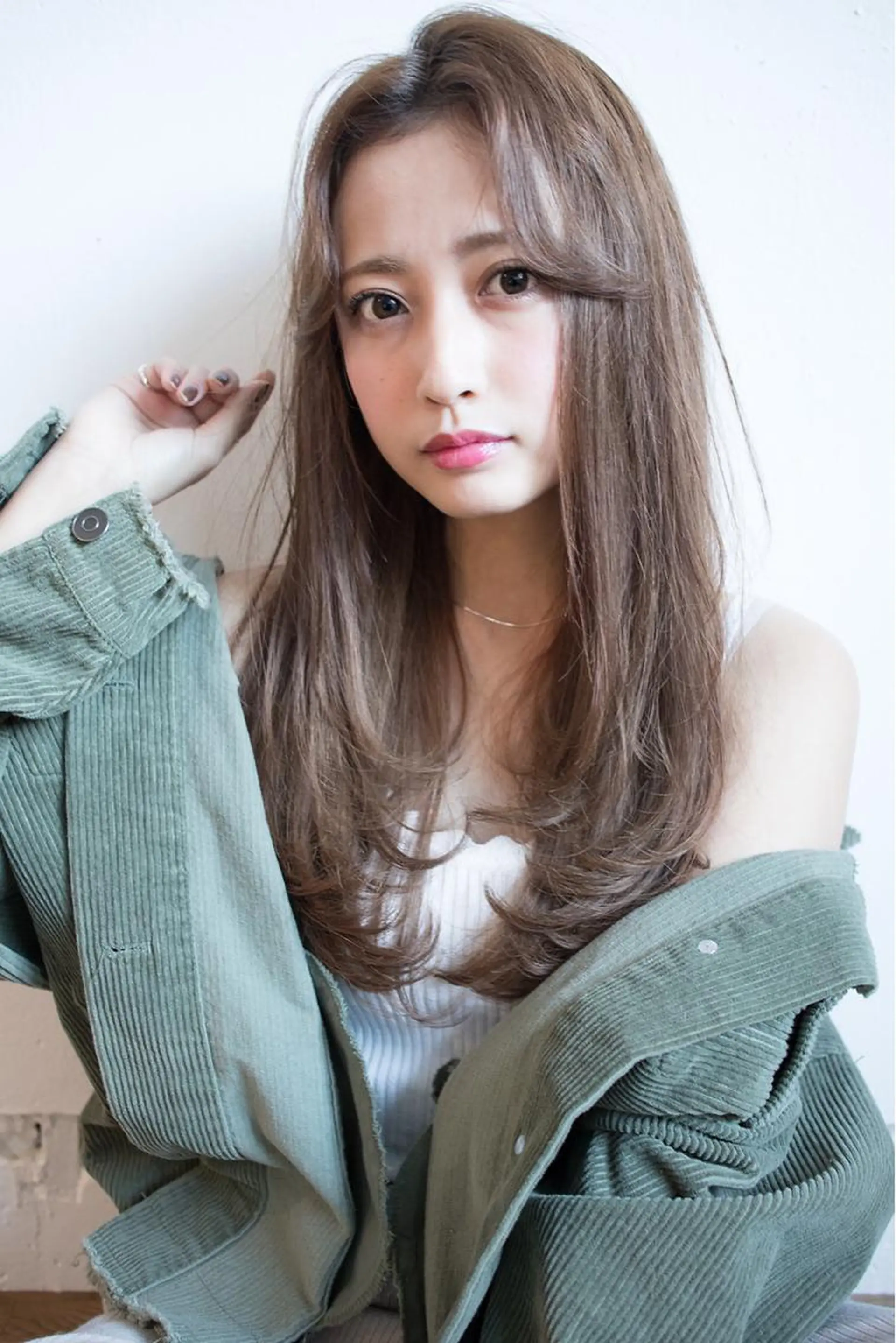 ロング カラー ヘアアレンジ ベージュカラー ブリーチ ケアブリーチ カシス ダブルカラー ✨🧸チバ ダイスケ🧸✨のヘアスタイル